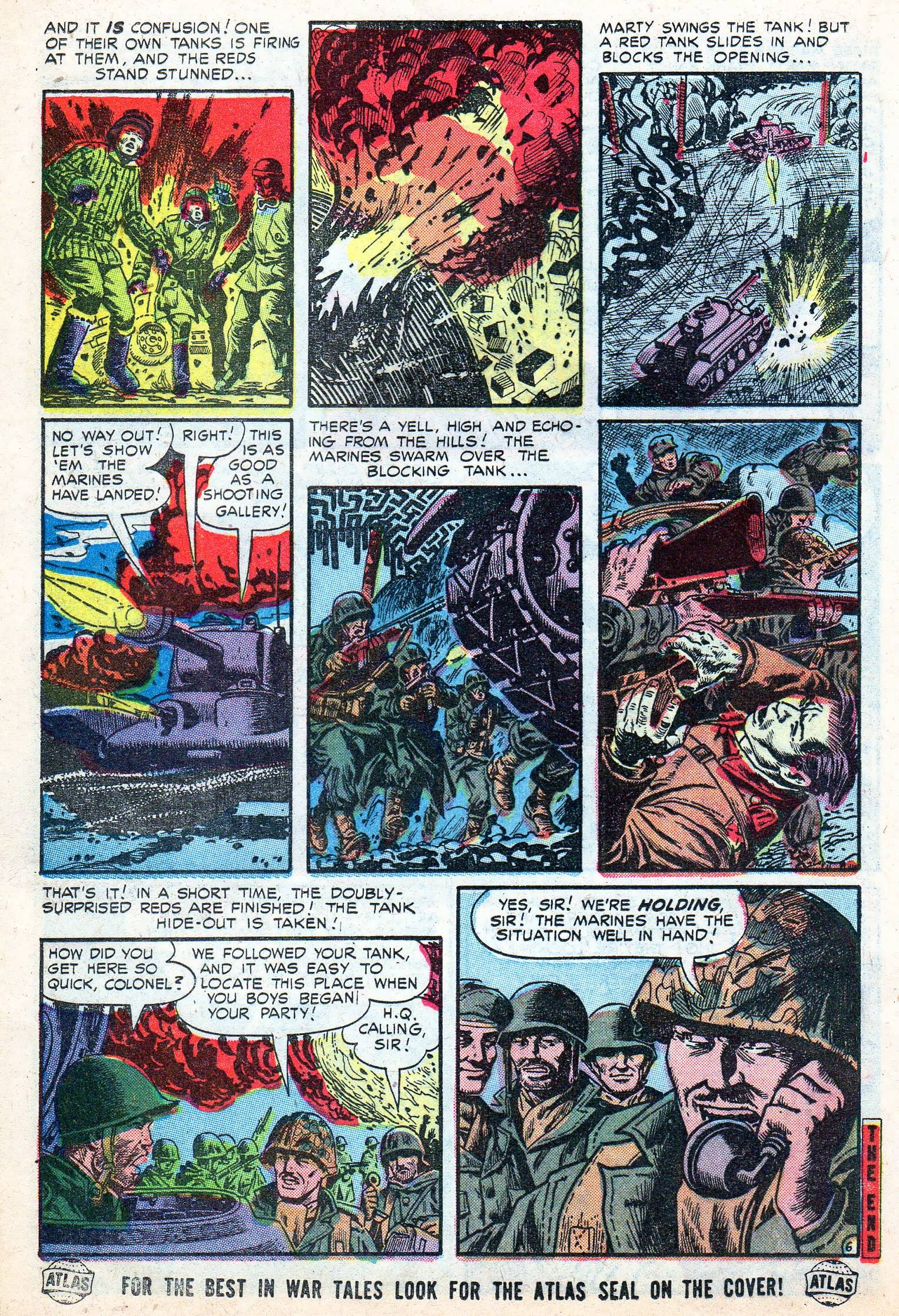 Read online Marines in Action comic -  Issue #4 - 16