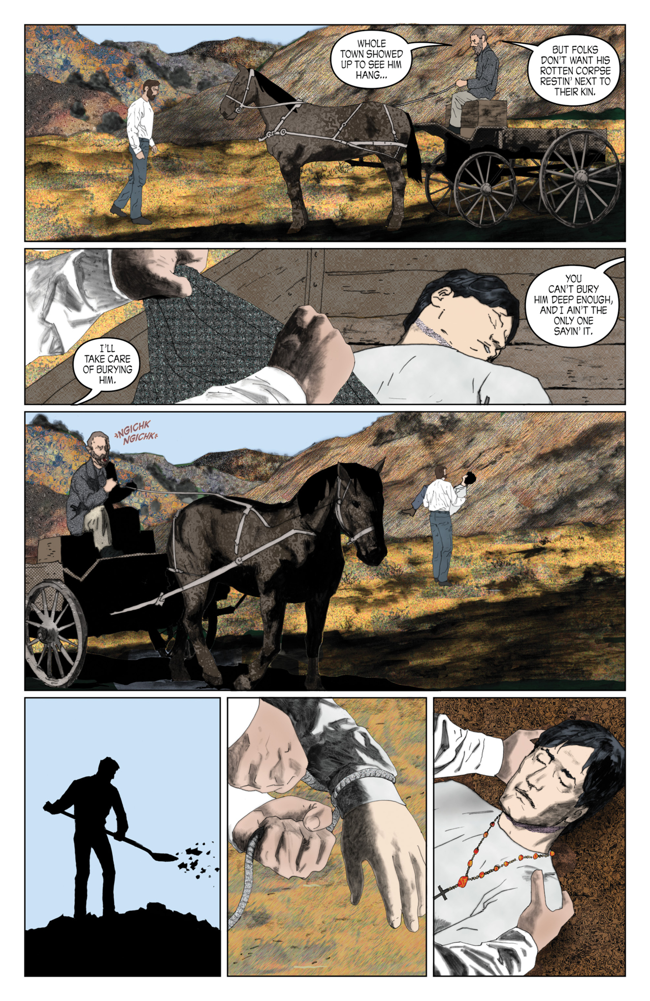Read online John Carpenter's Night Terrors comic -  Issue # Black Sparrow - 19