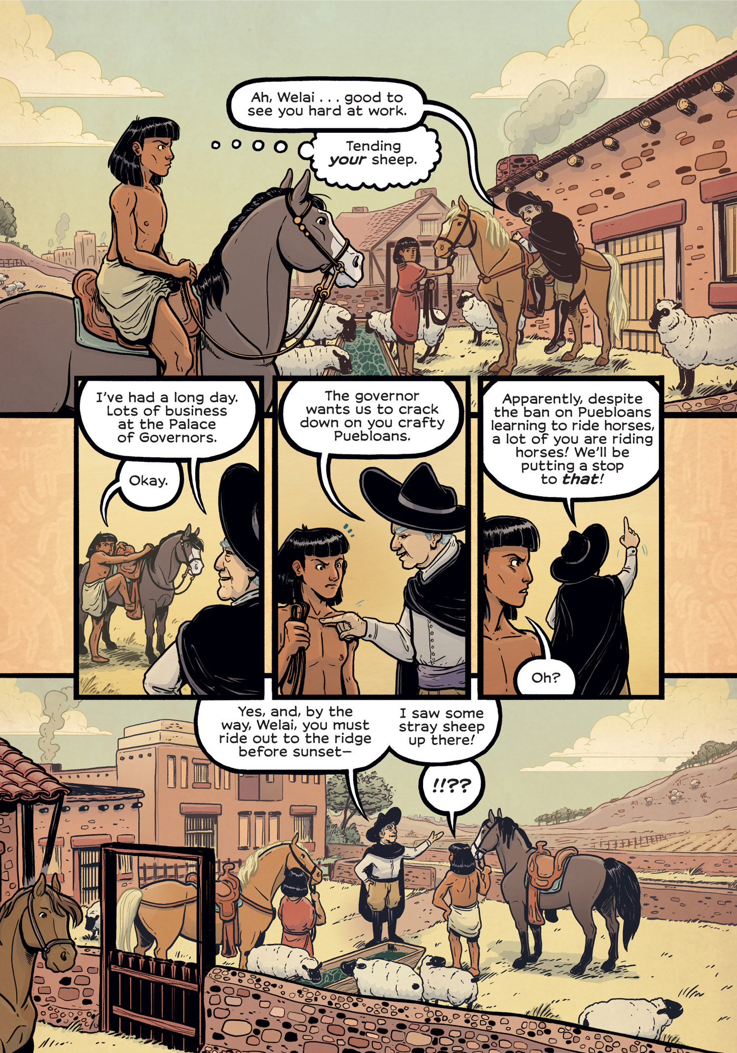 Read online History Comics comic -  Issue # The Wild Mustang - Horses of the American West - 32