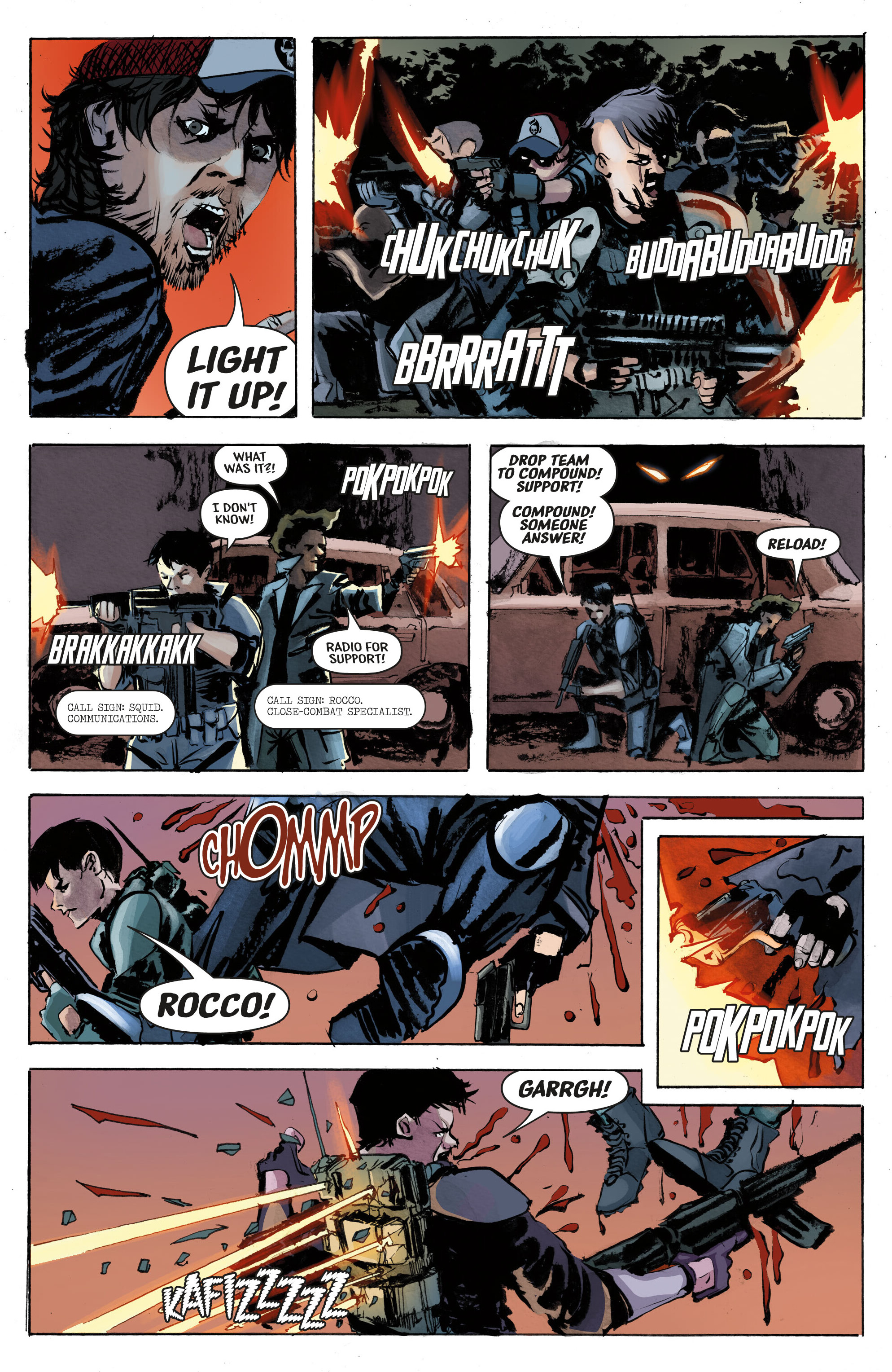 Read online Savage Squad 6 comic -  Issue #1 - 5