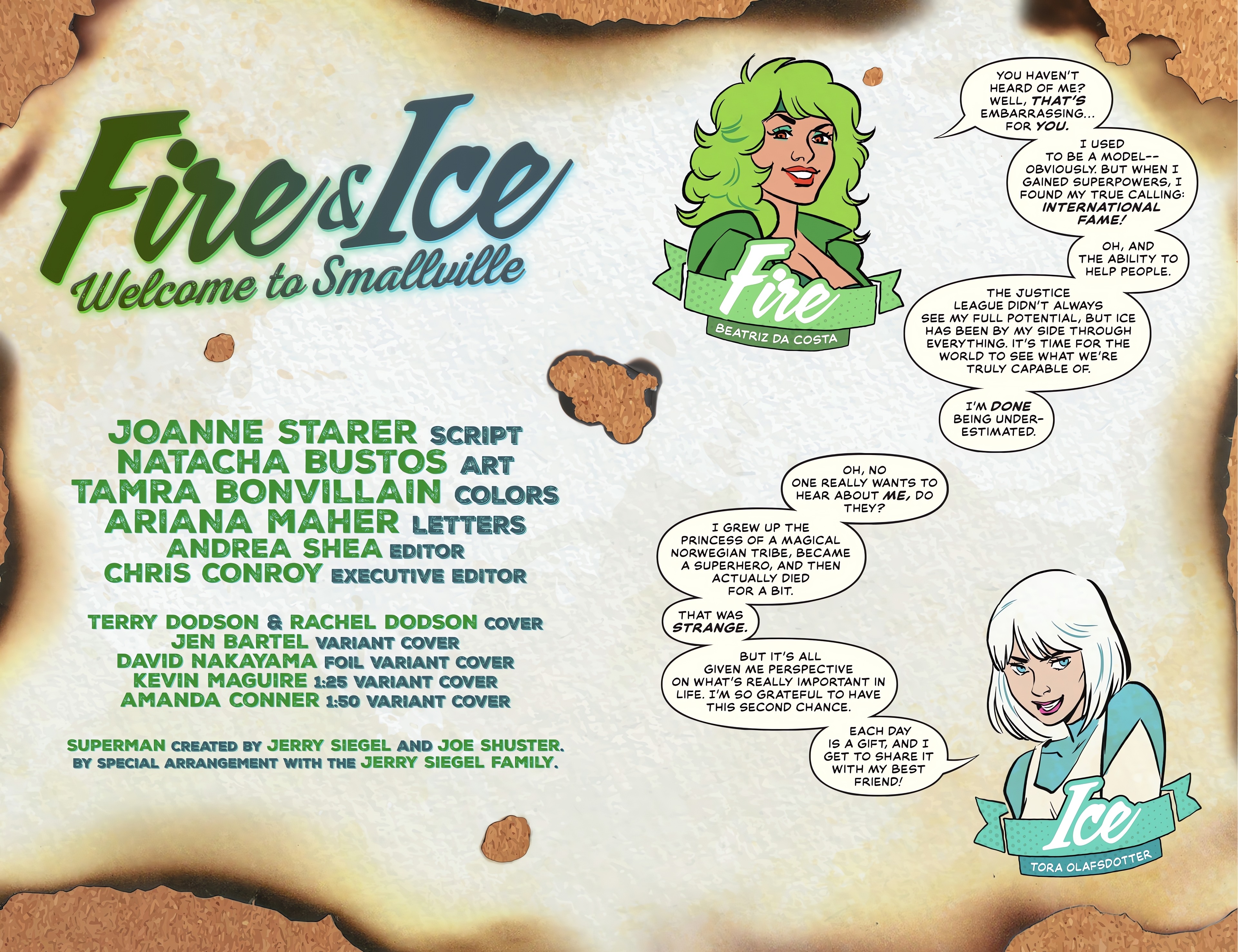 Read online Fire & Ice: Welcome to Smallville comic -  Issue #1 - 4
