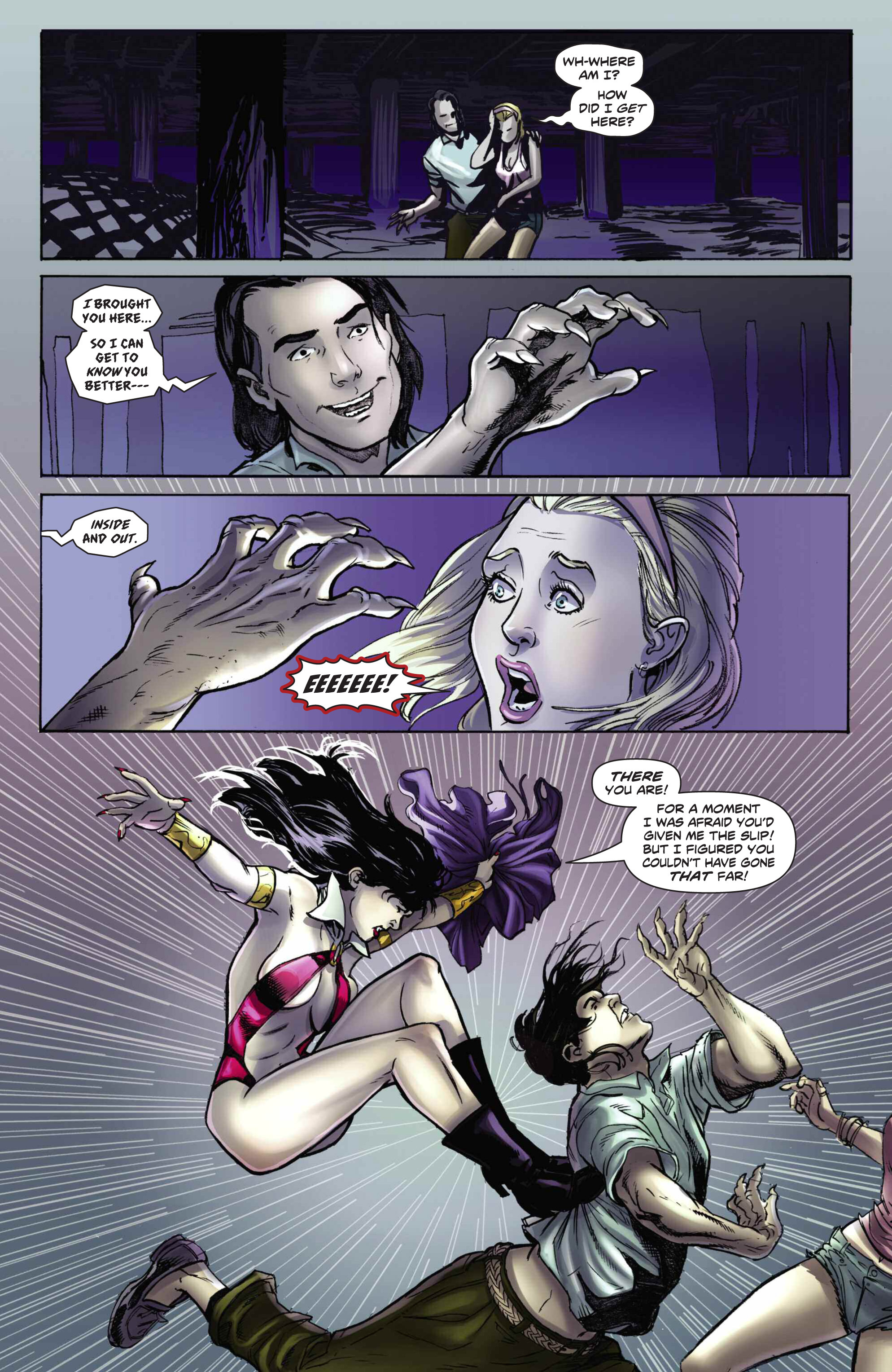 Read online Swords of Sorrow: Vampirella & Jennifer Blood comic -  Issue #1 - 4
