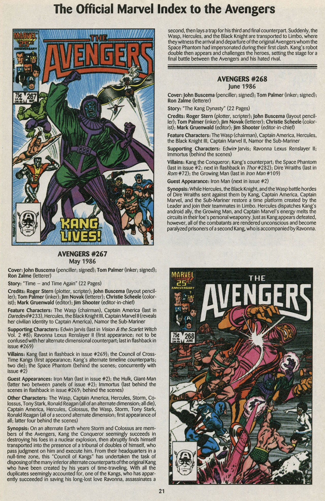 Read online The Official Marvel Index to the Avengers comic -  Issue #5 - 23