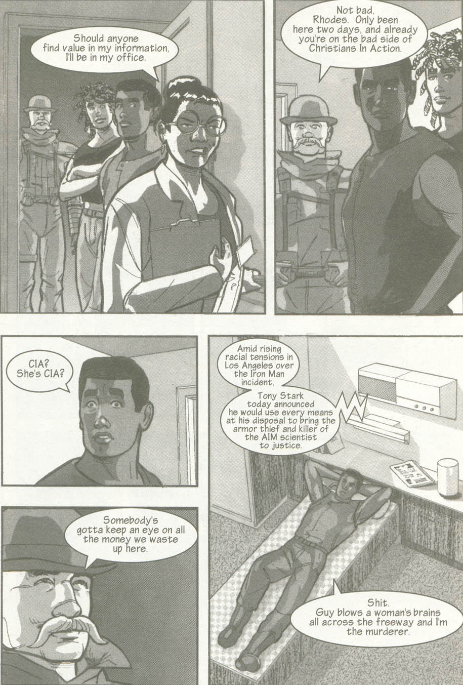 Read online U.S. War Machine comic -  Issue #5 - 19