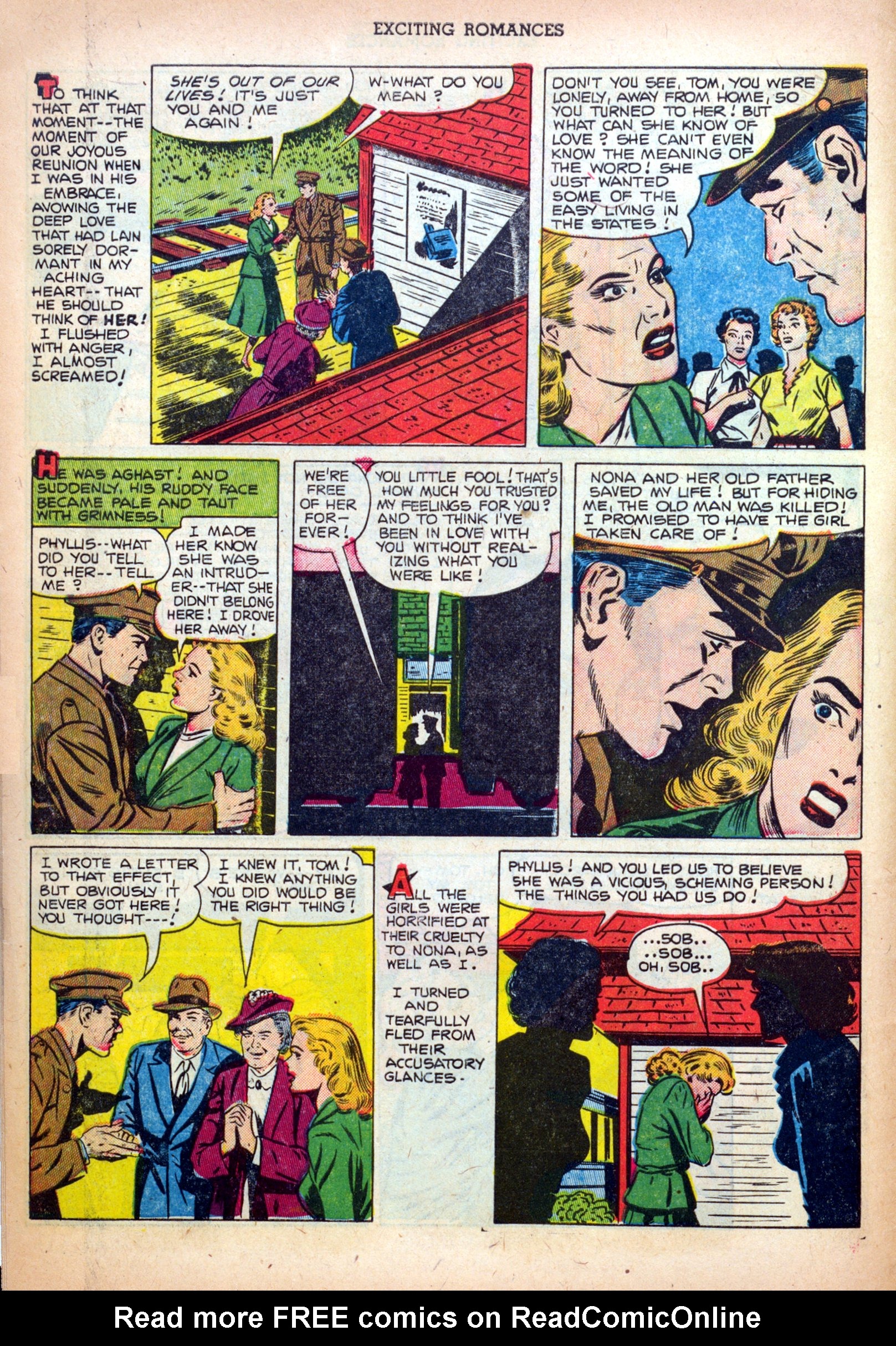 Read online Exciting Romances comic -  Issue #7 - 10