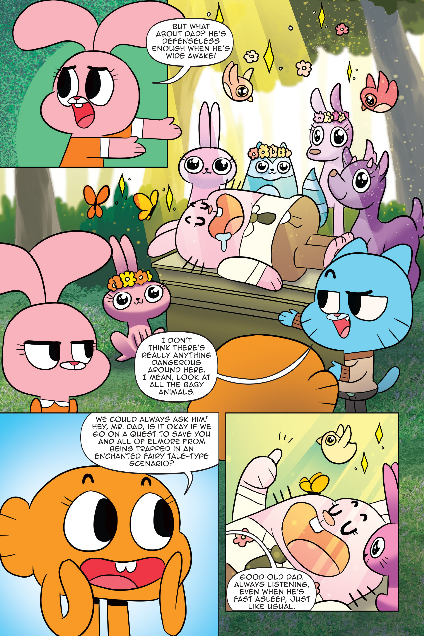 Read online The Amazing World of Gumball: Fairy Tale Trouble comic -  Issue # Full - 37