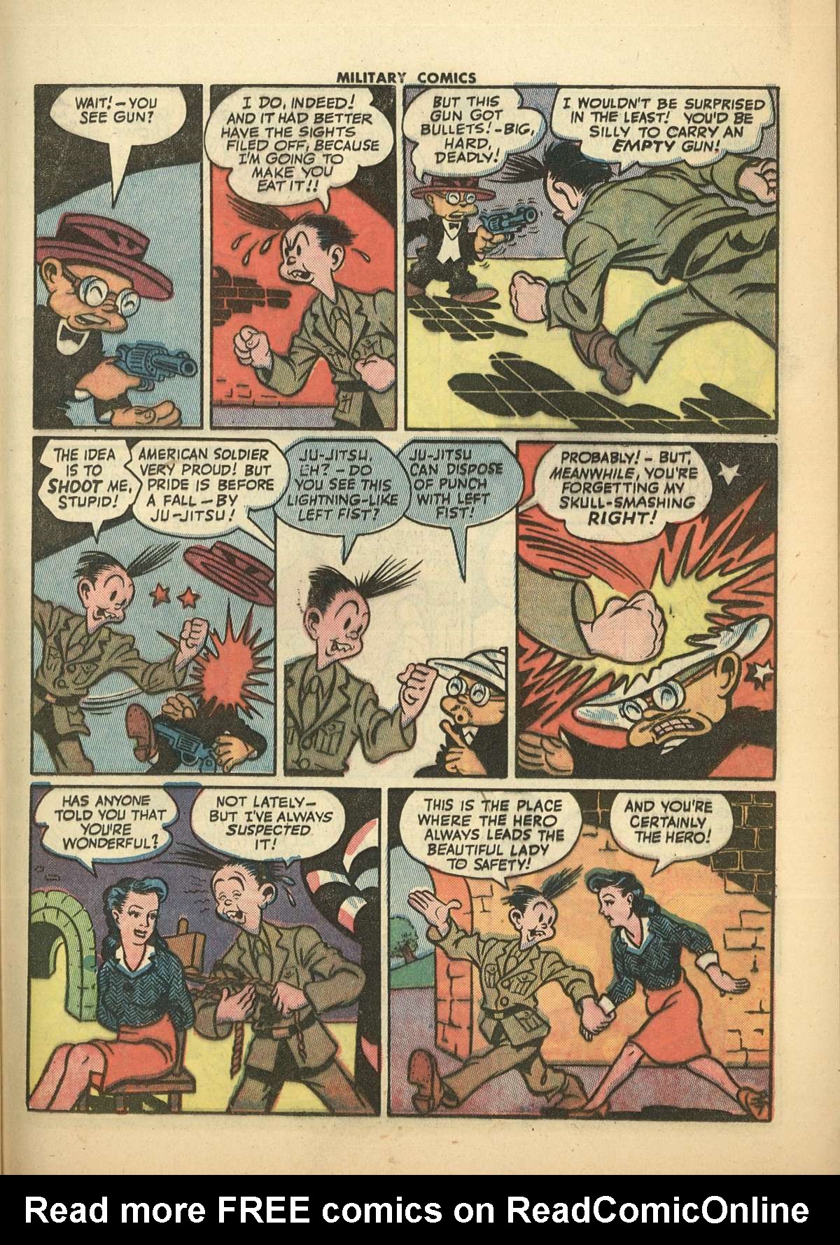 Read online Military Comics comic -  Issue #28 - 37