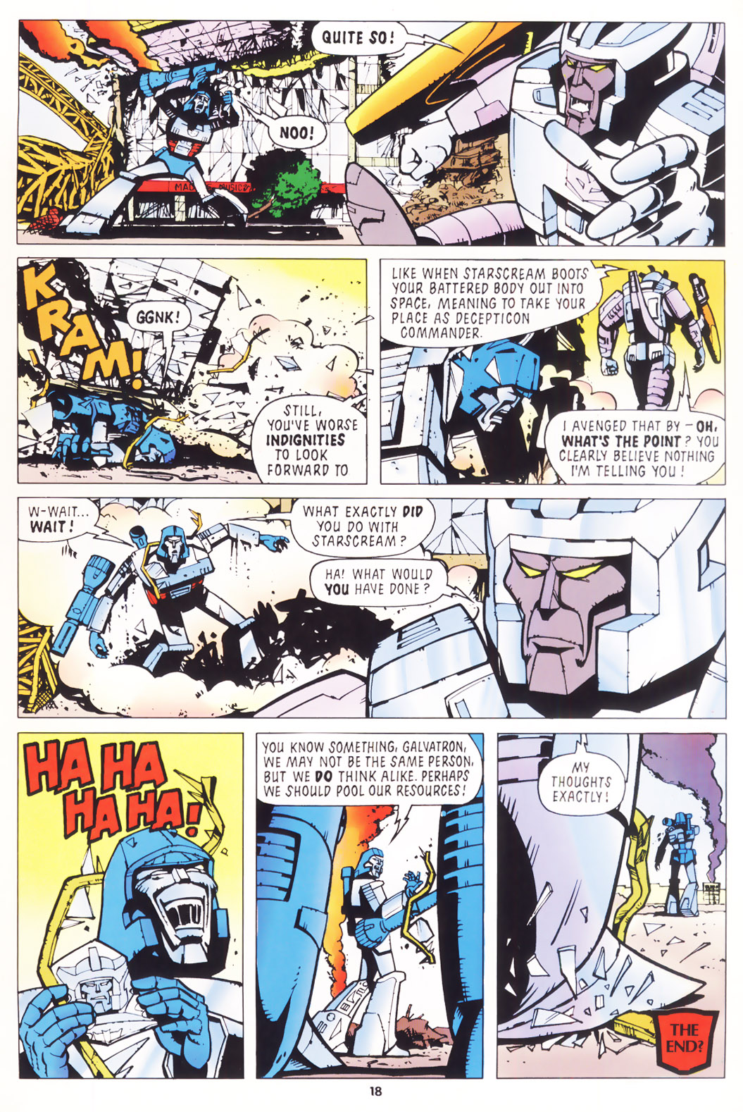 Read online The Transformers Annual comic -  Issue #1988 - 17