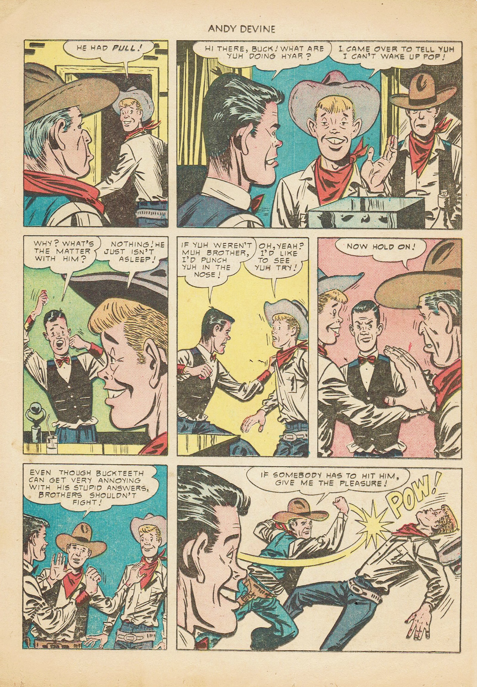 Read online Andy Devine Western comic -  Issue #2 - 17