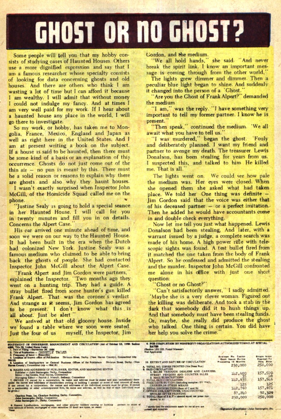 Read online Ghostly Tales comic -  Issue #74 - 13