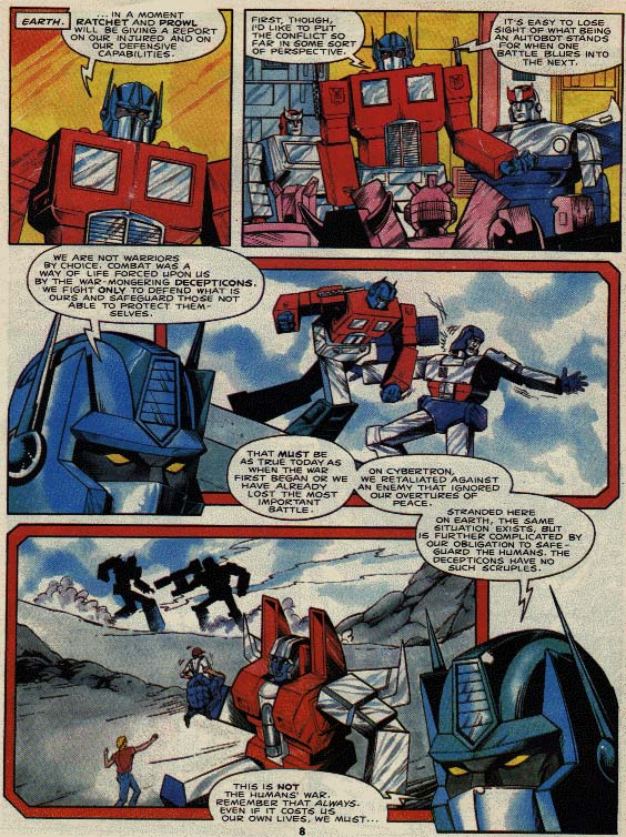 Read online The Transformers (UK) comic -  Issue #78 - 7