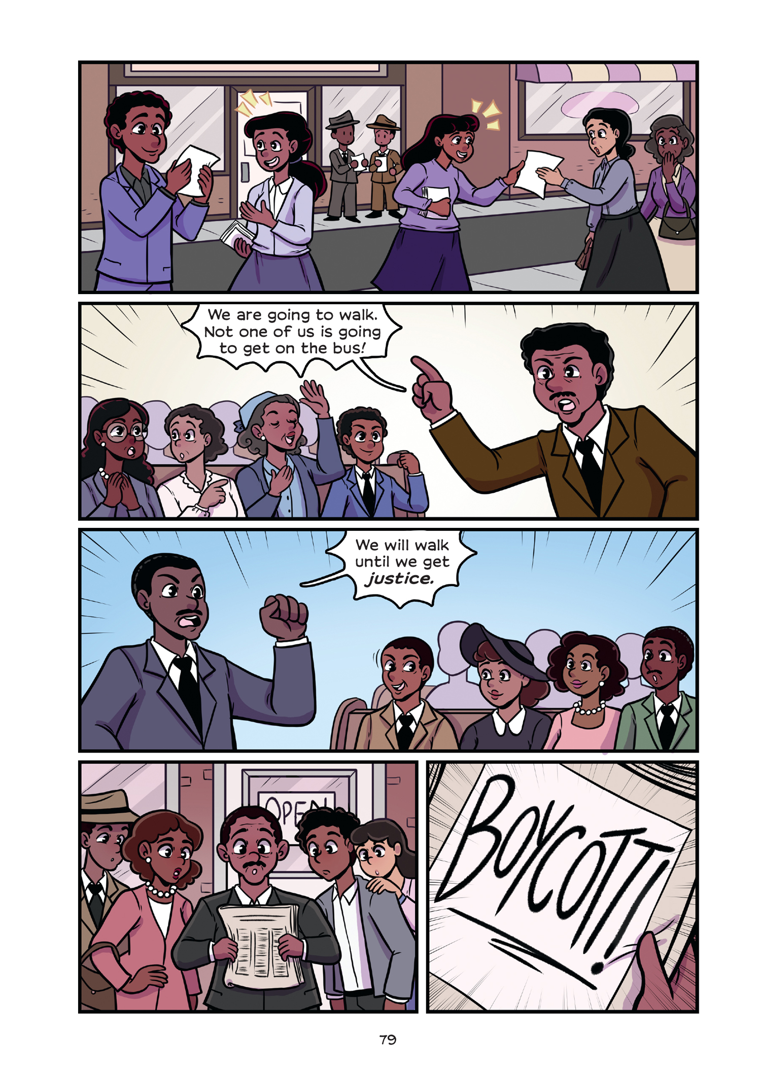 Read online History Comics comic -  Issue # Rosa Parks & Claudette Colvin - Civil Rights Heroes - 84