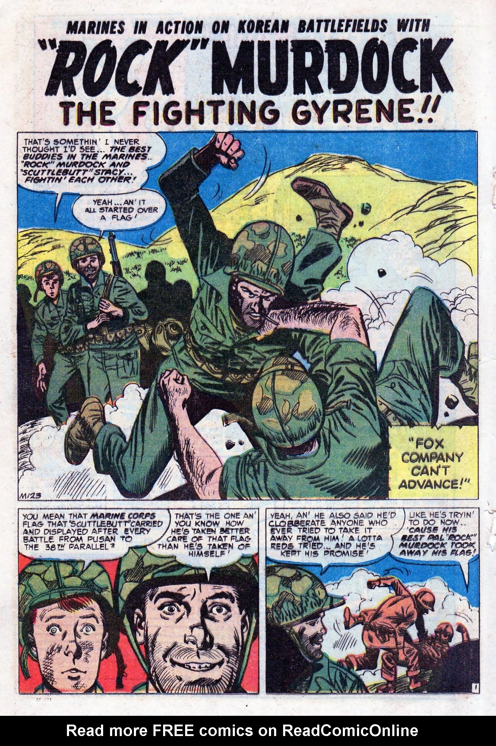 Read online Marines in Action comic -  Issue #13 - 16