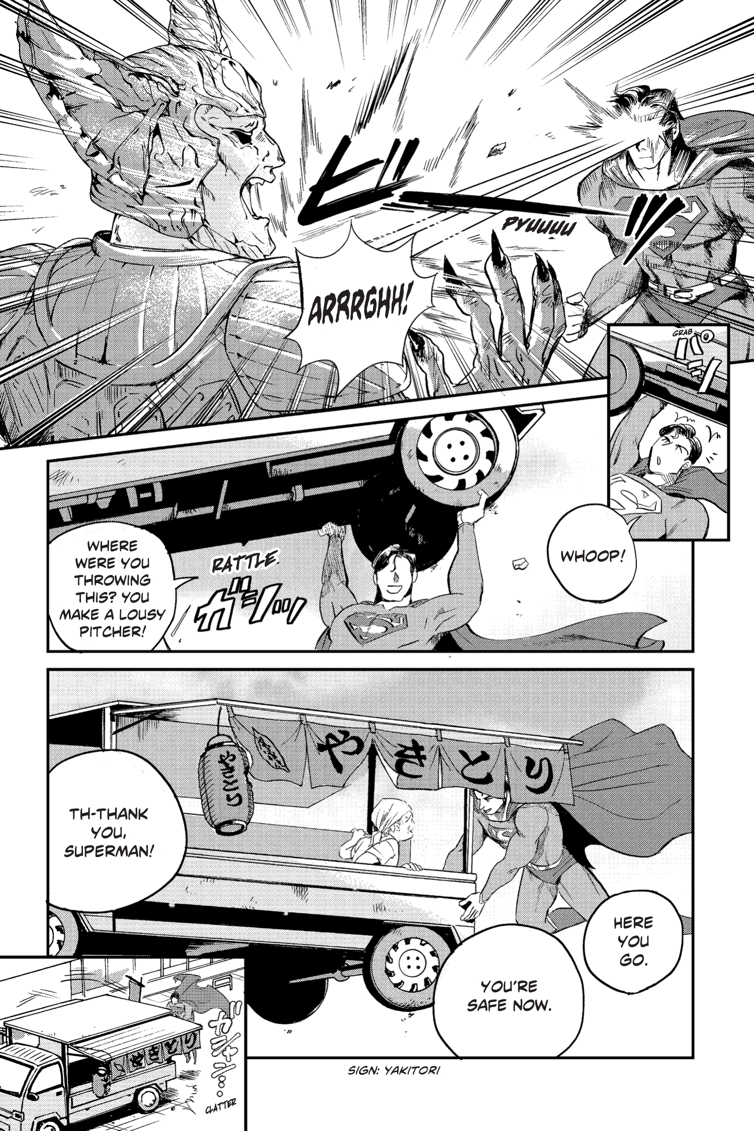 Read online Superman vs. Meshi comic -  Issue #1 - 15