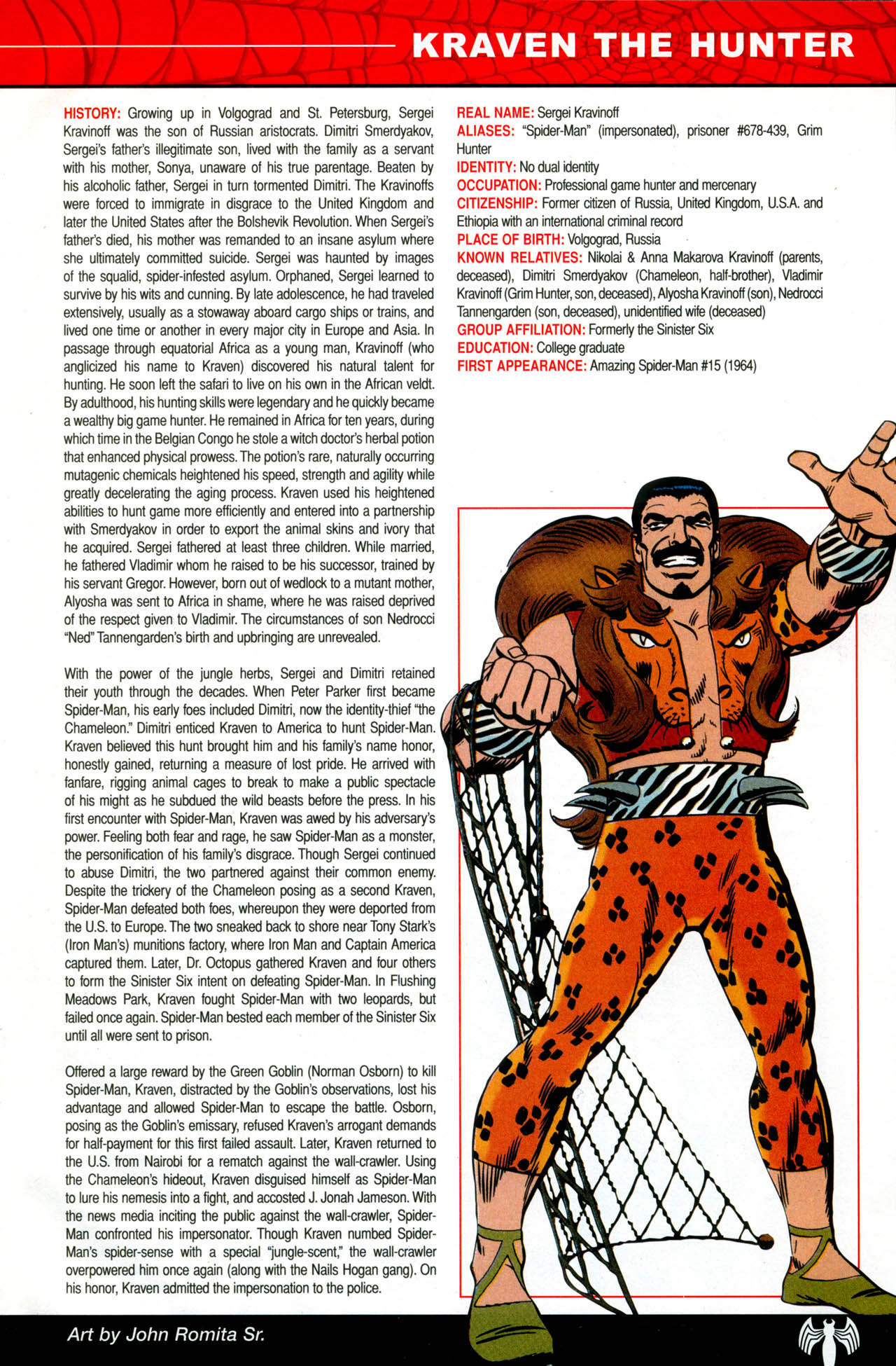 Read online The Official Handbook of the Marvel Universe: Spider-Man: Back In Black Handbook comic -  Issue # Full - 13