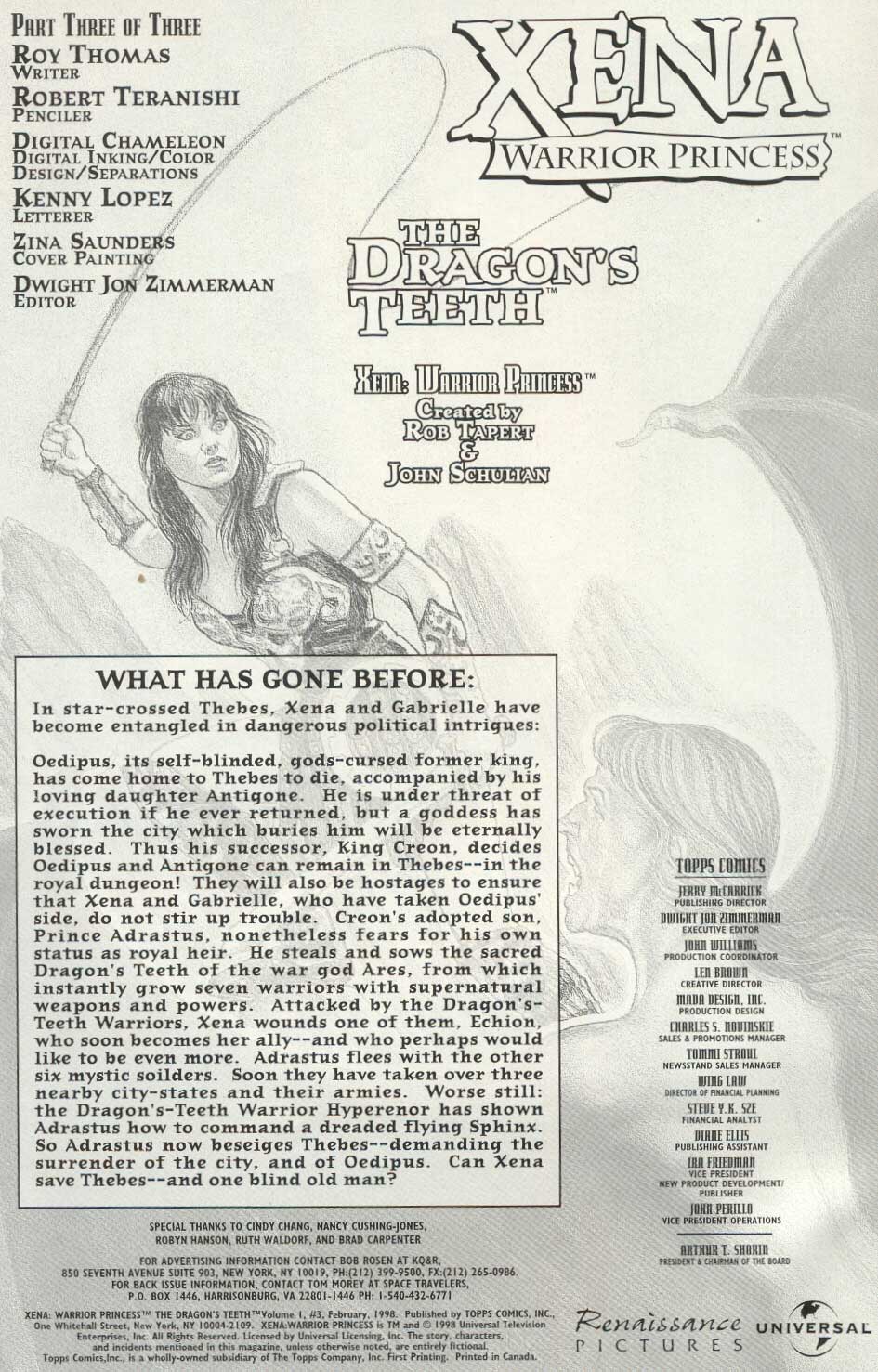 Read online Xena: Warrior Princess - The Dragon's Teeth comic -  Issue #3 - 2