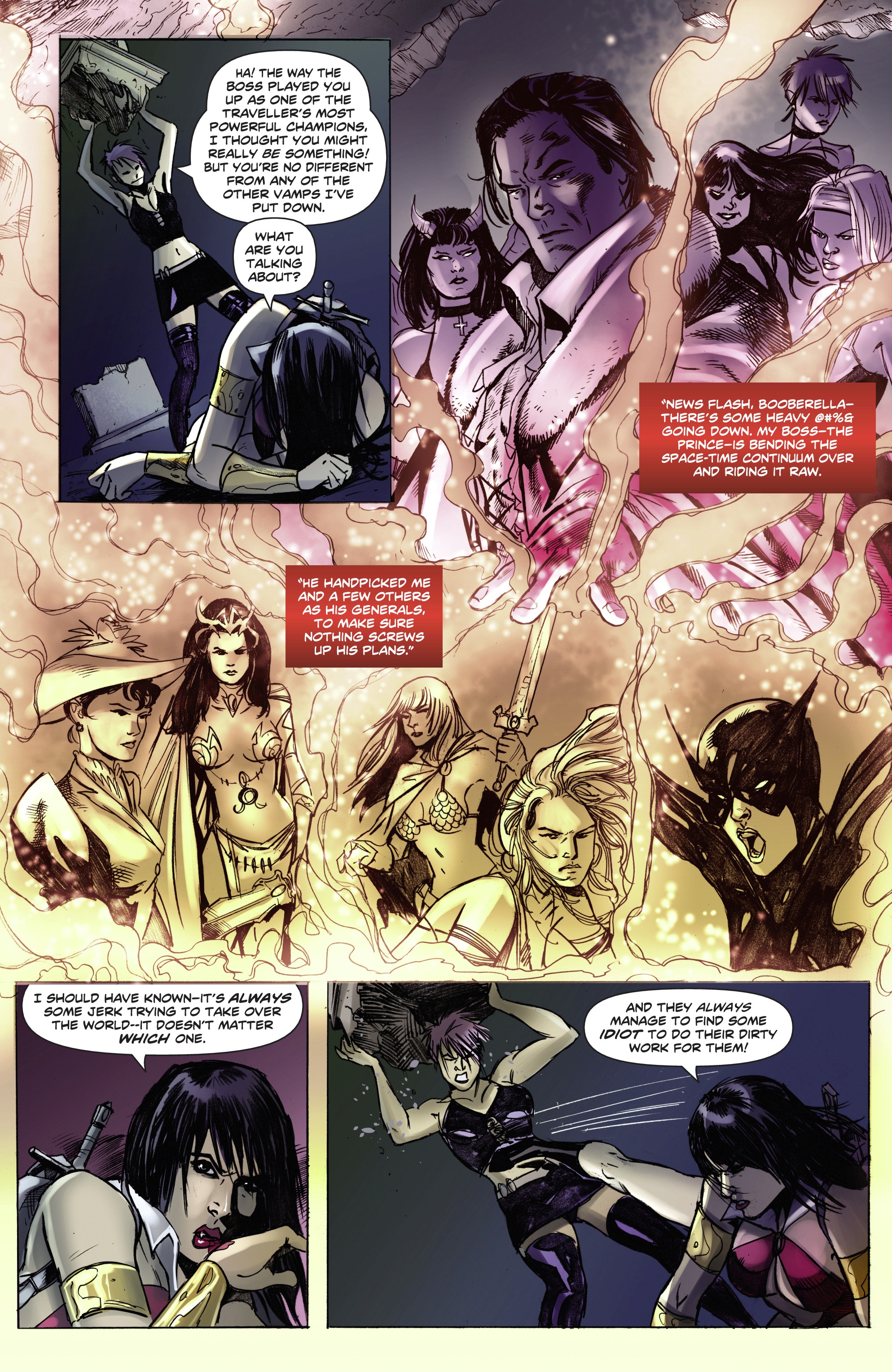 Read online Swords of Sorrow: Vampirella & Jennifer Blood comic -  Issue #4 - 11