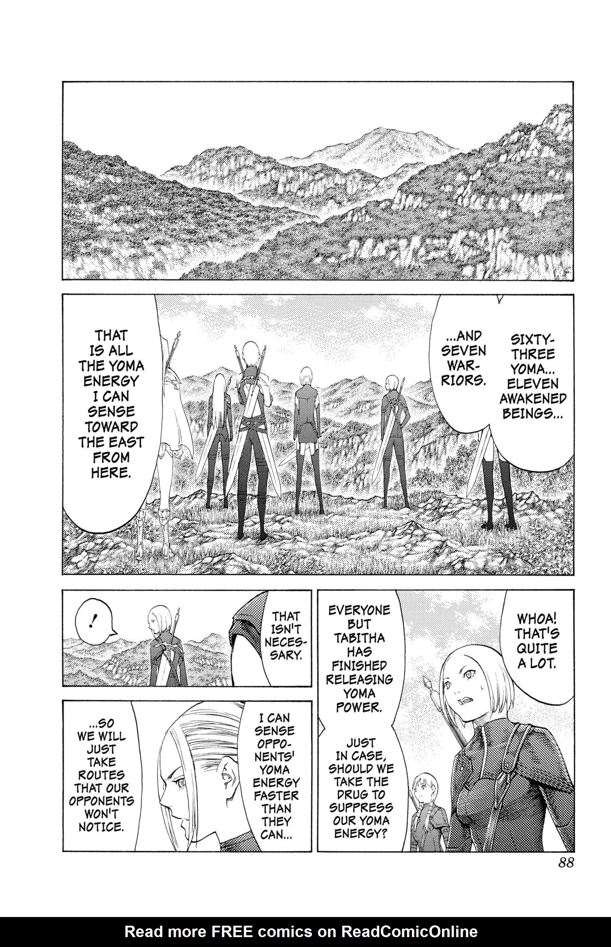 Read online Claymore comic -  Issue #20 - 85