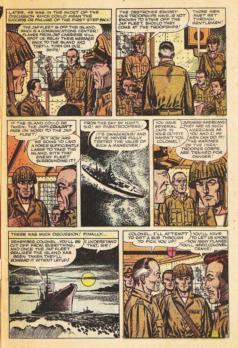 Read online Marines in Action comic -  Issue #7 - 11