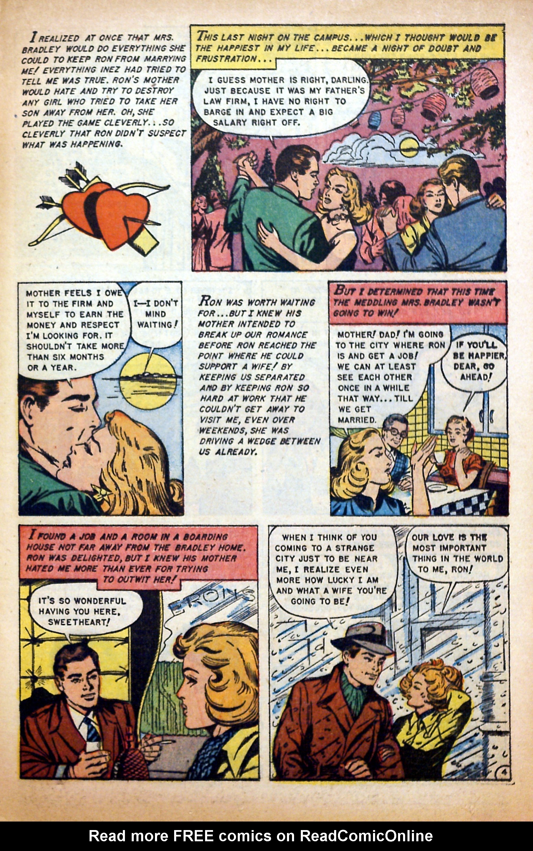 Read online Glamorous Romances comic -  Issue #74 - 21