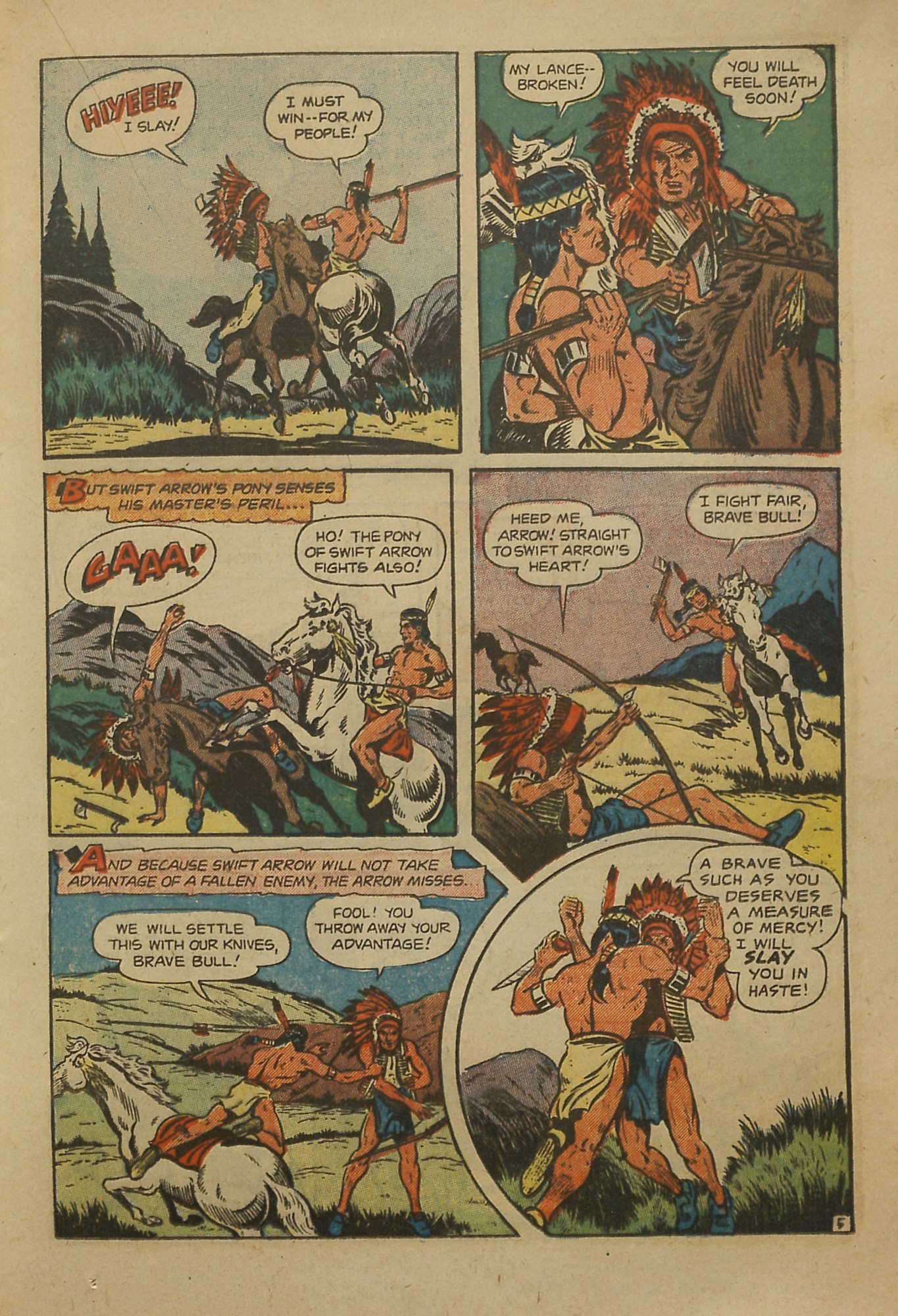 Read online Swift Arrow (1954) comic -  Issue #4 - 15