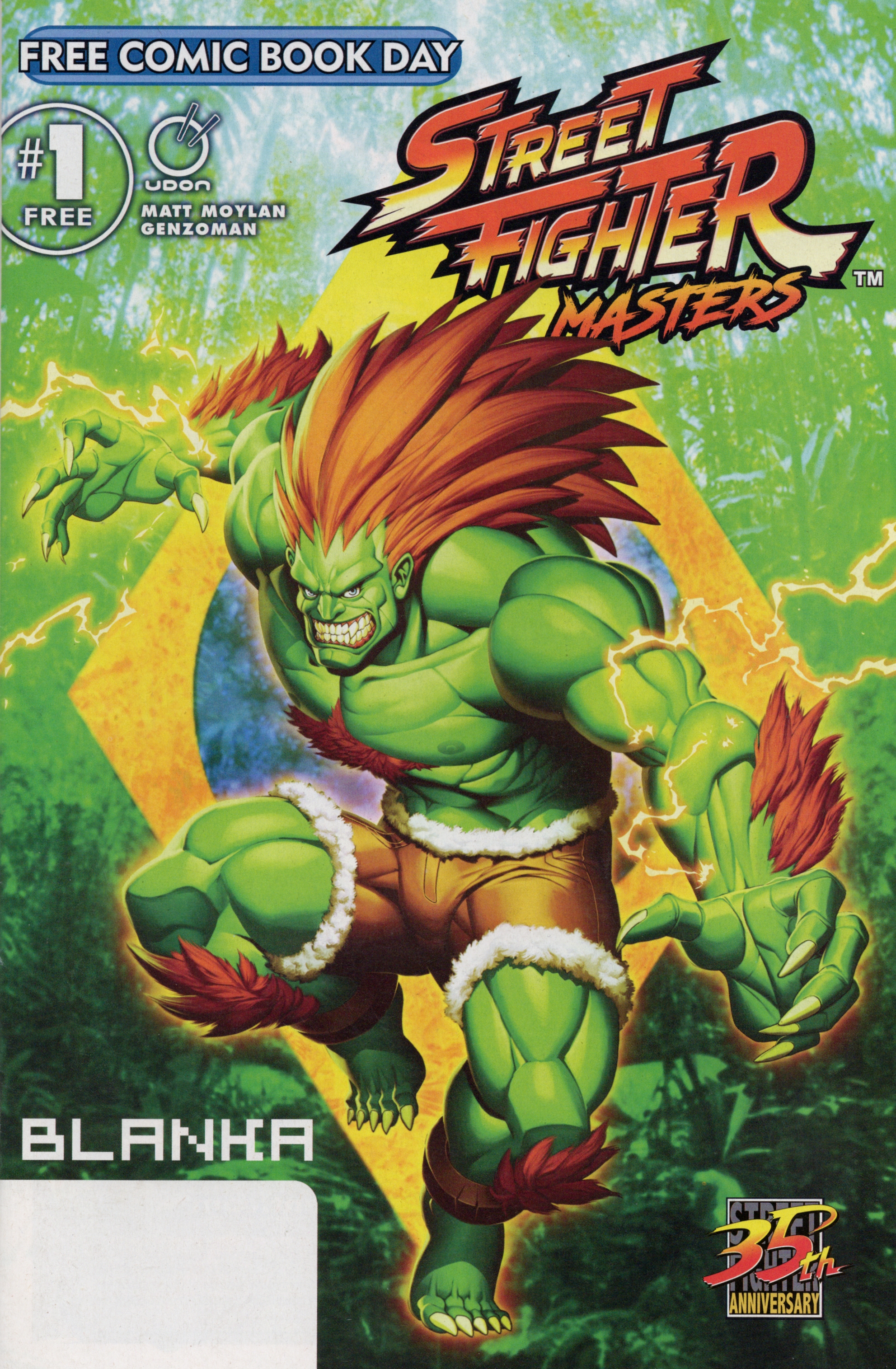 Read online Free Comic Book Day 2022 comic -  Issue # Udon Street Fighter Masters Blanka - 1