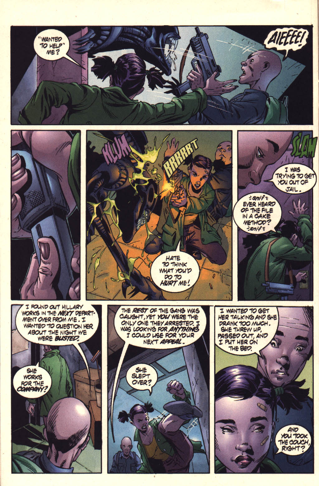 Read online Aliens vs. Predator: Xenogenesis comic -  Issue #4 - 8