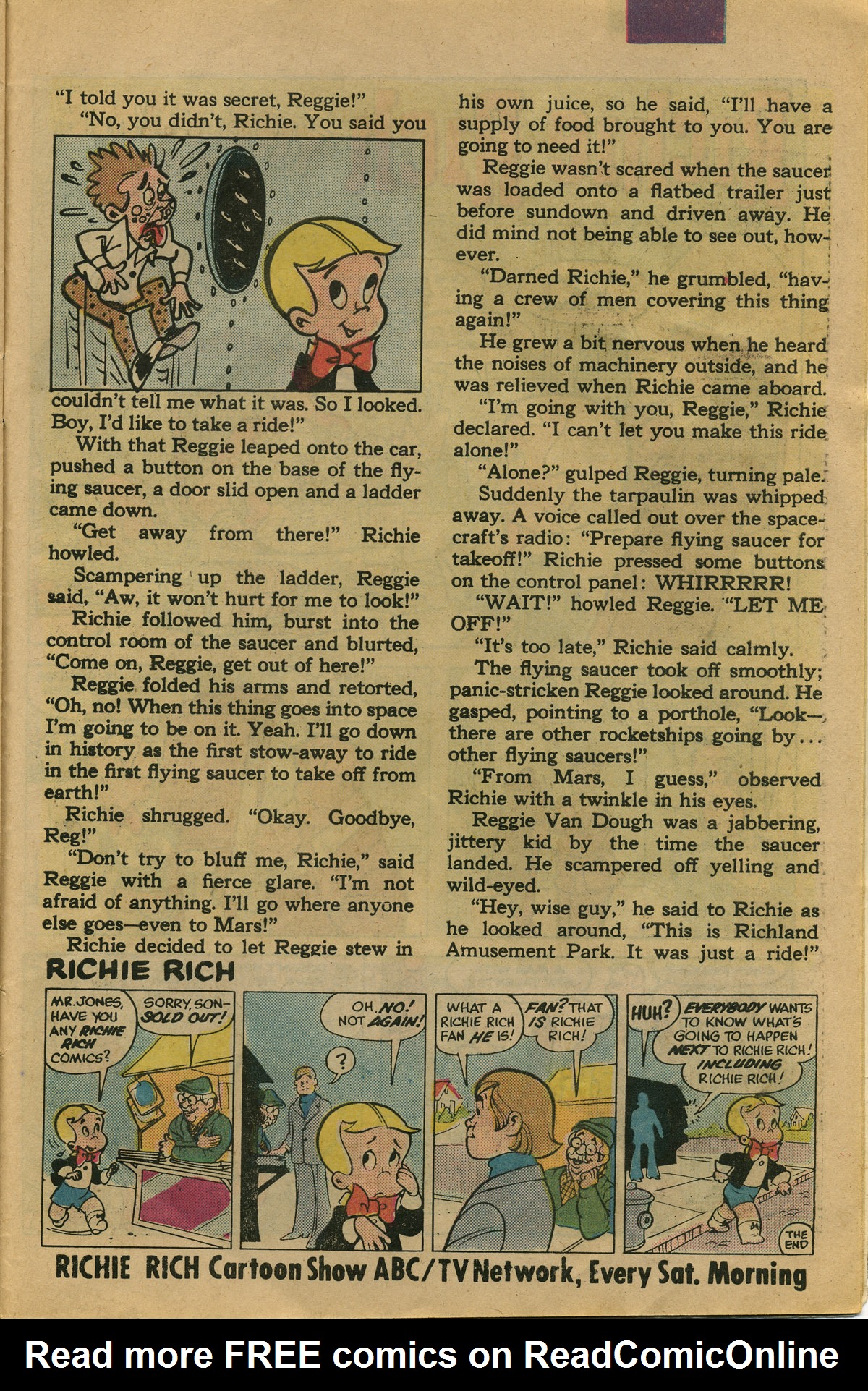 Read online Richie Rich & Dollar the Dog comic -  Issue #19 - 27
