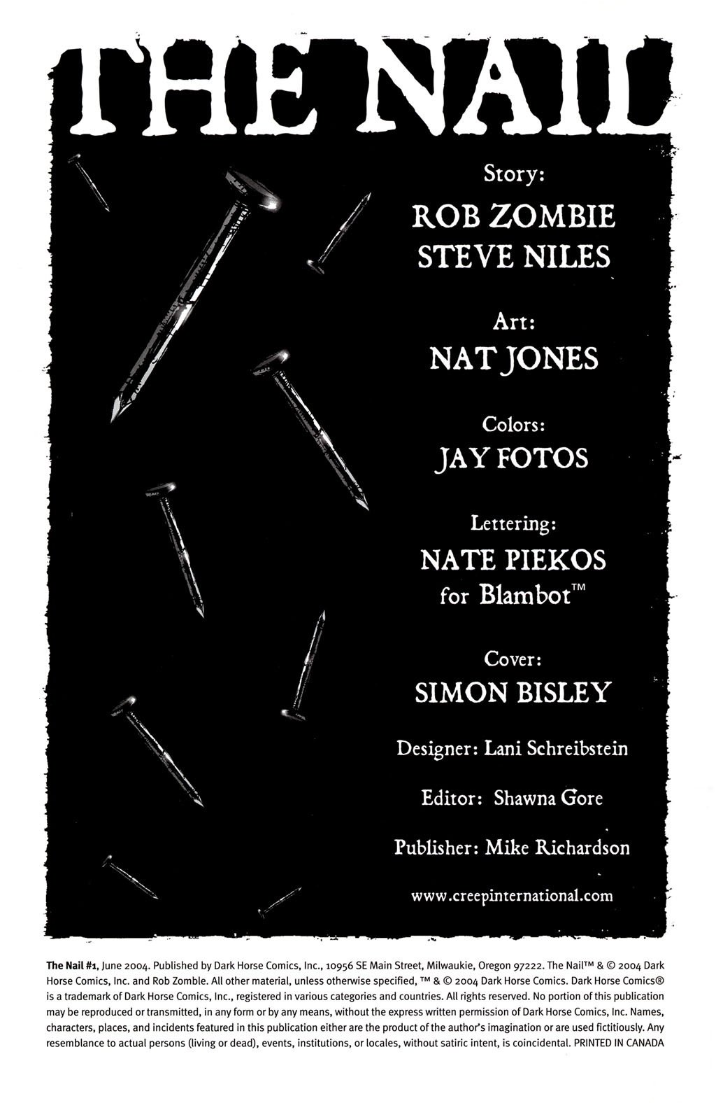 Read online The Nail comic -  Issue #1 - 2