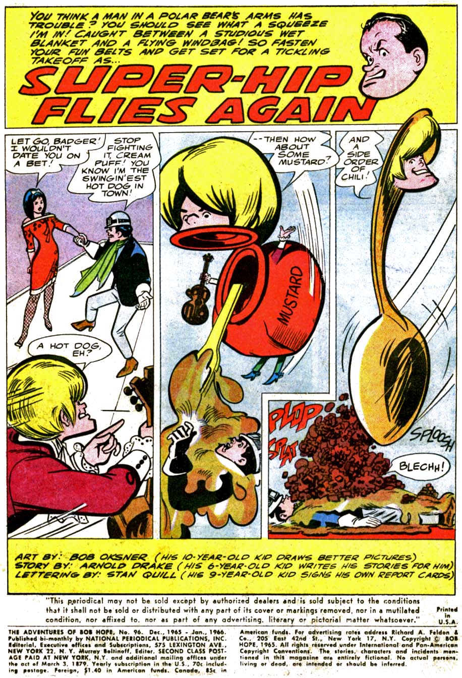 Read online The Adventures of Bob Hope comic -  Issue #96 - 3