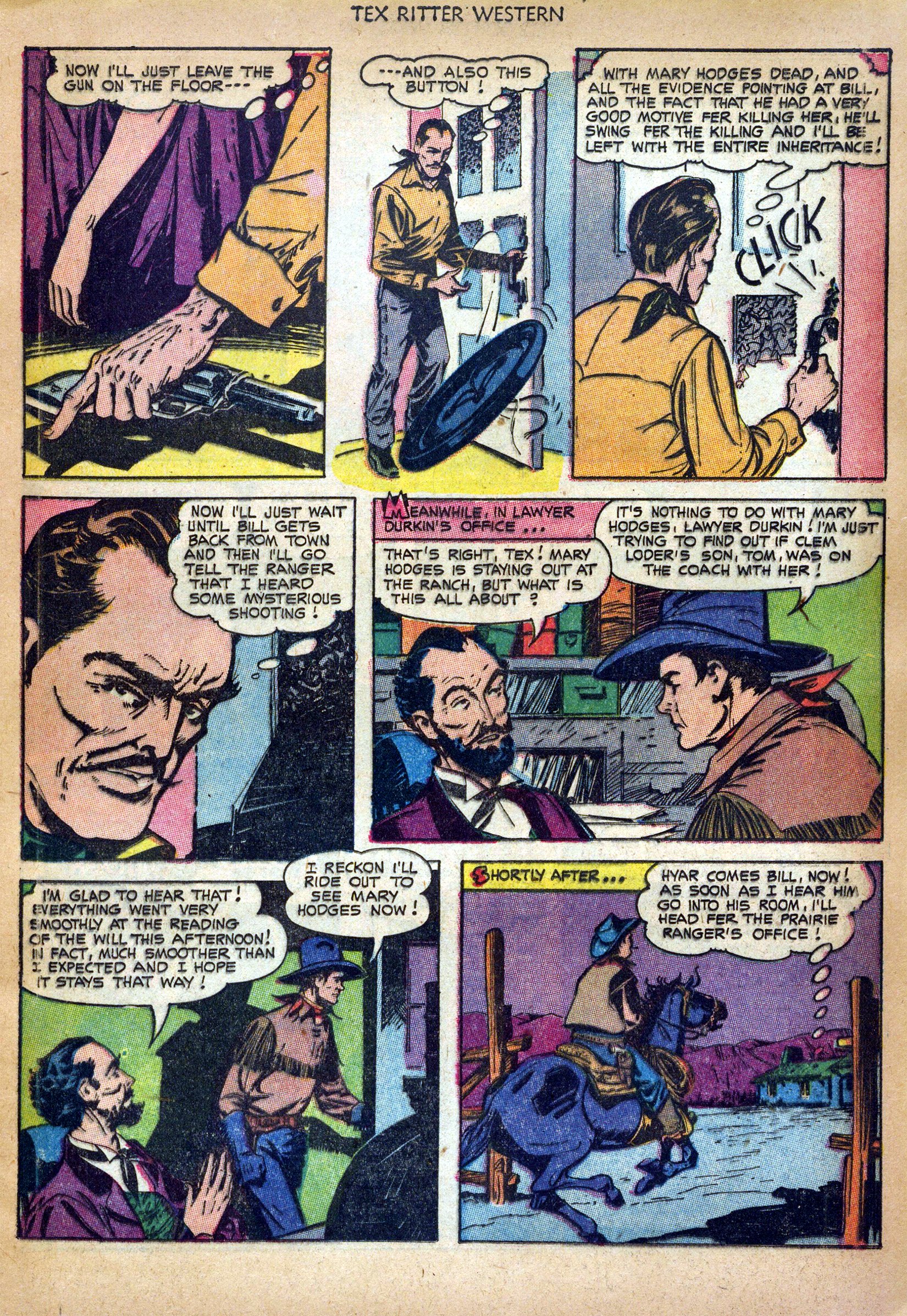 Read online Tex Ritter Western comic -  Issue #18 - 13