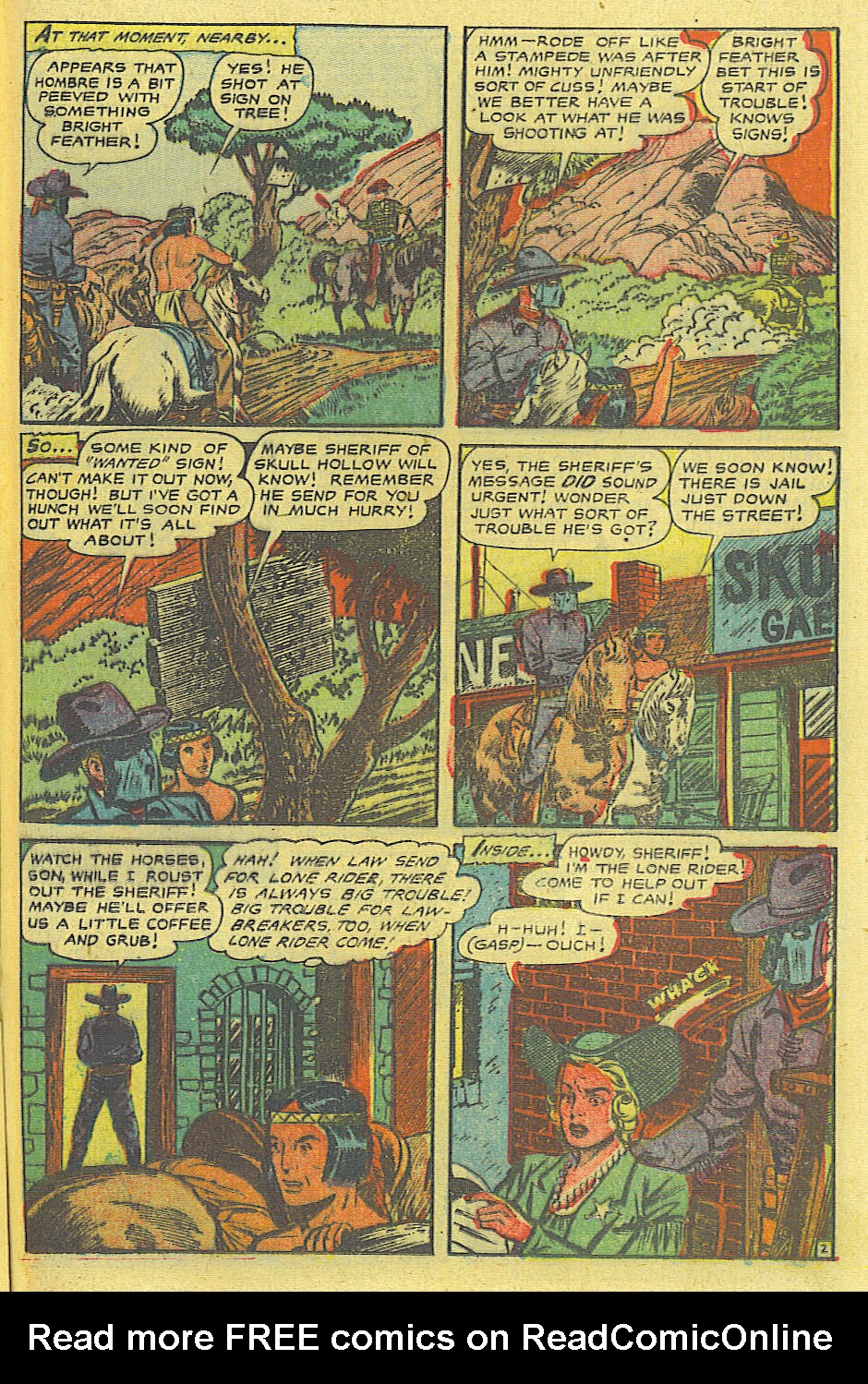 Read online The Lone Rider comic -  Issue #17 - 18