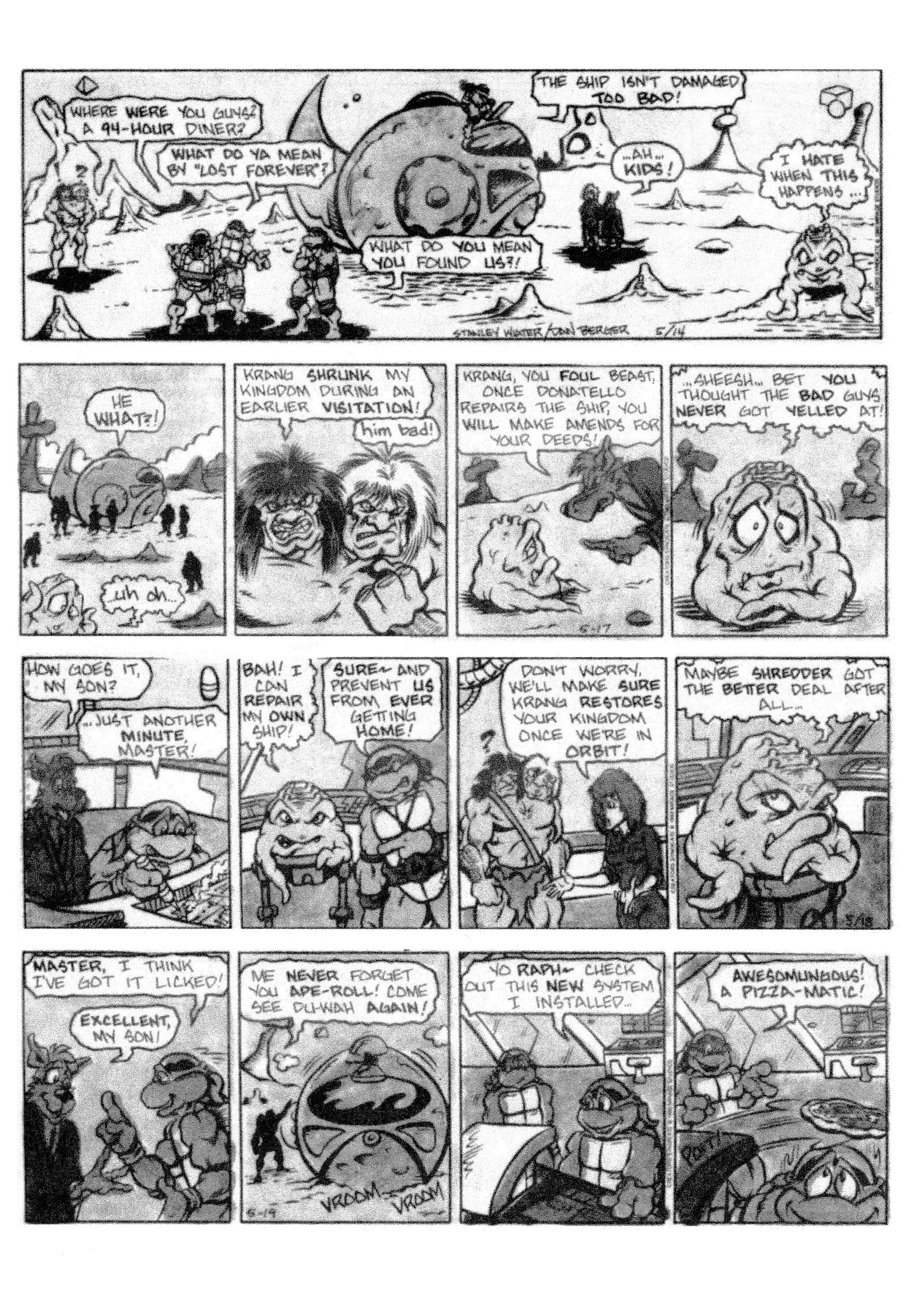 Read online Teenage Mutant Ninja Turtles: Complete Newspaper Daily Comic Strip Collection comic -  Issue # TPB 2 (Part 2) - 76