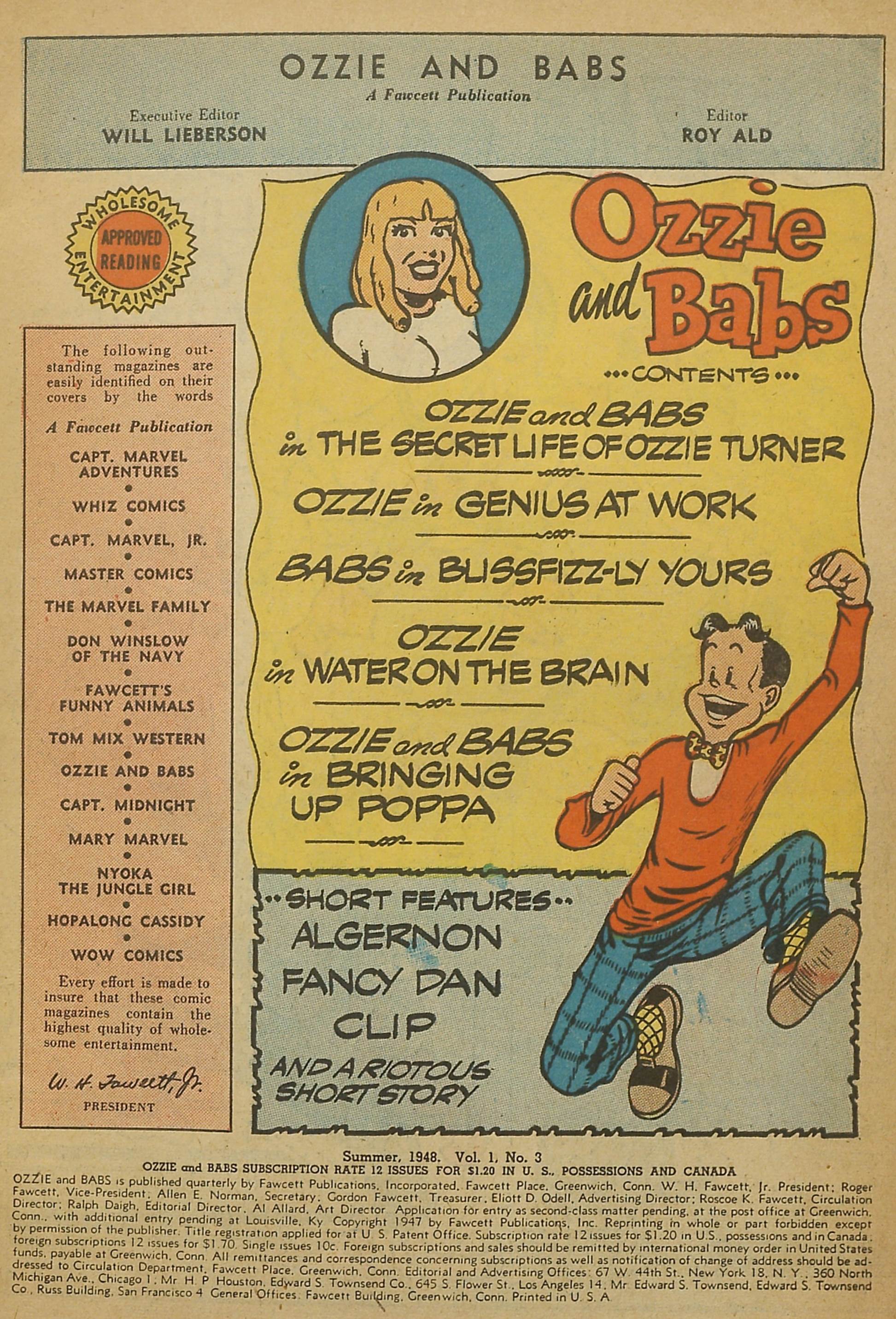 Read online Ozzie And Babs comic -  Issue #3 - 3