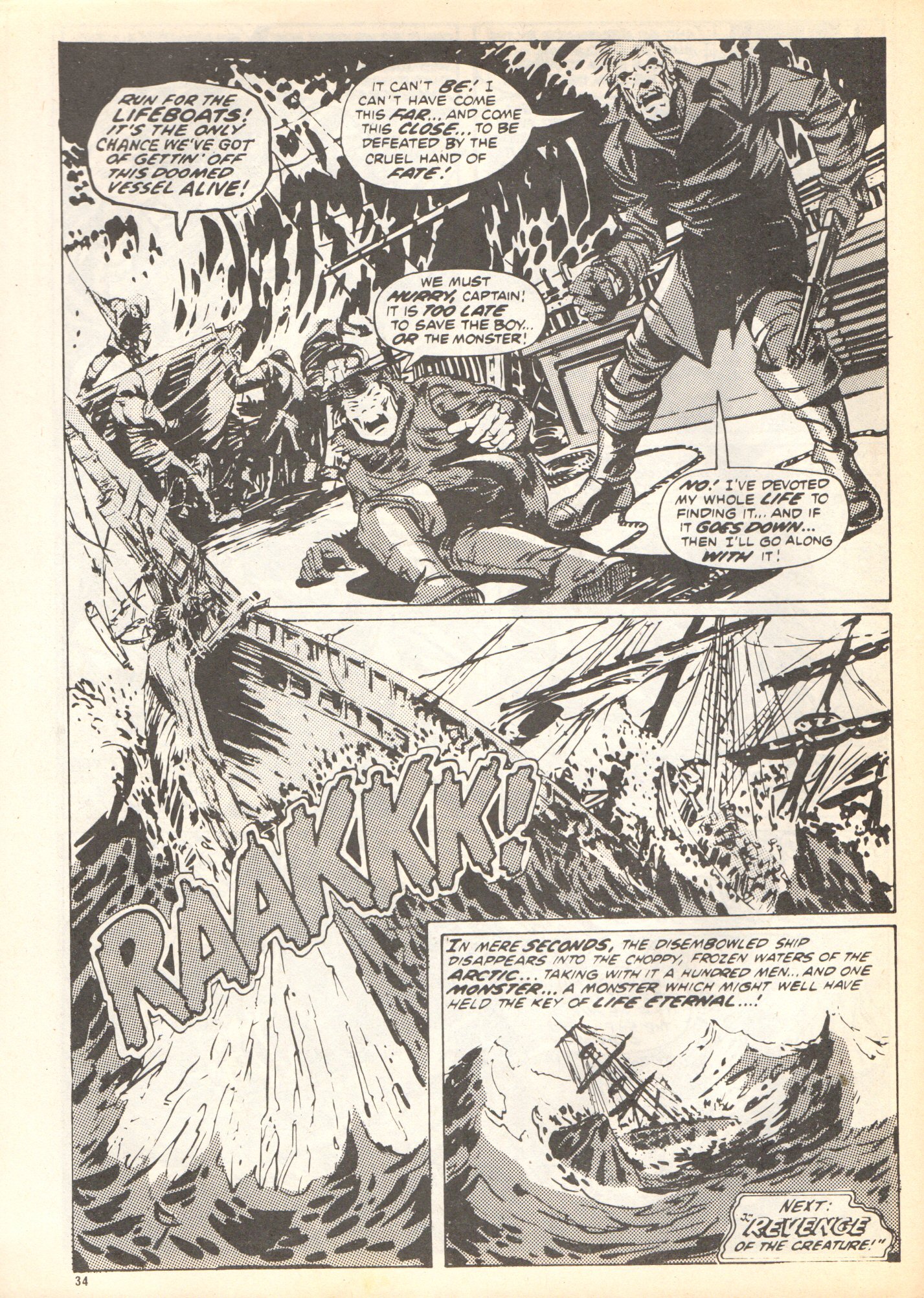 Read online Dracula Lives (1974) comic -  Issue #4 - 34