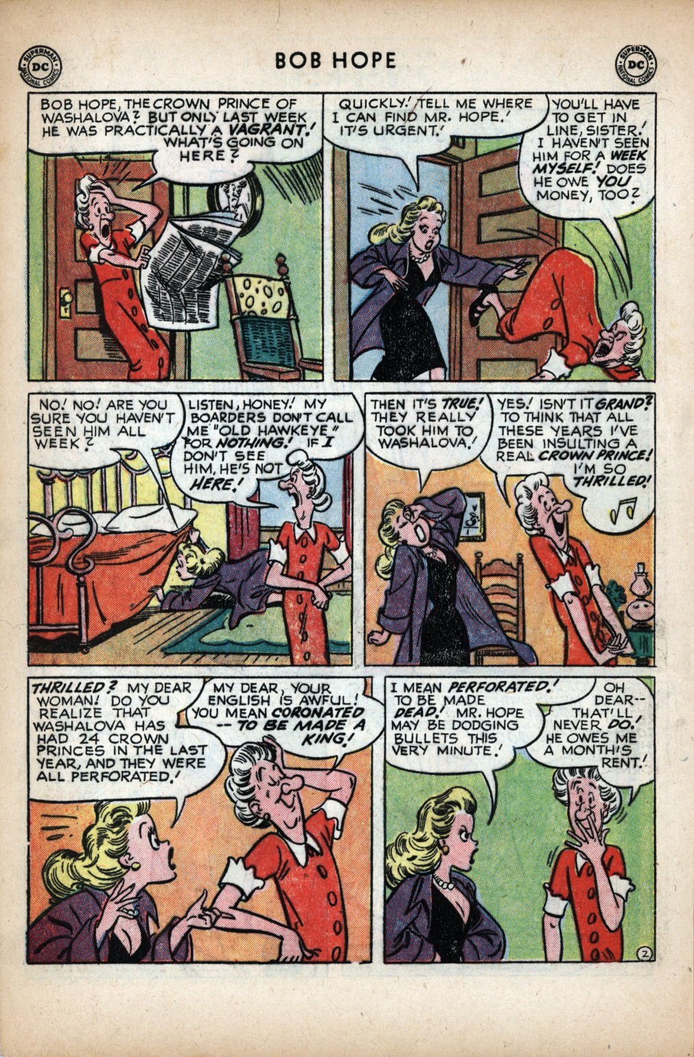 Read online The Adventures of Bob Hope comic -  Issue #11 - 4