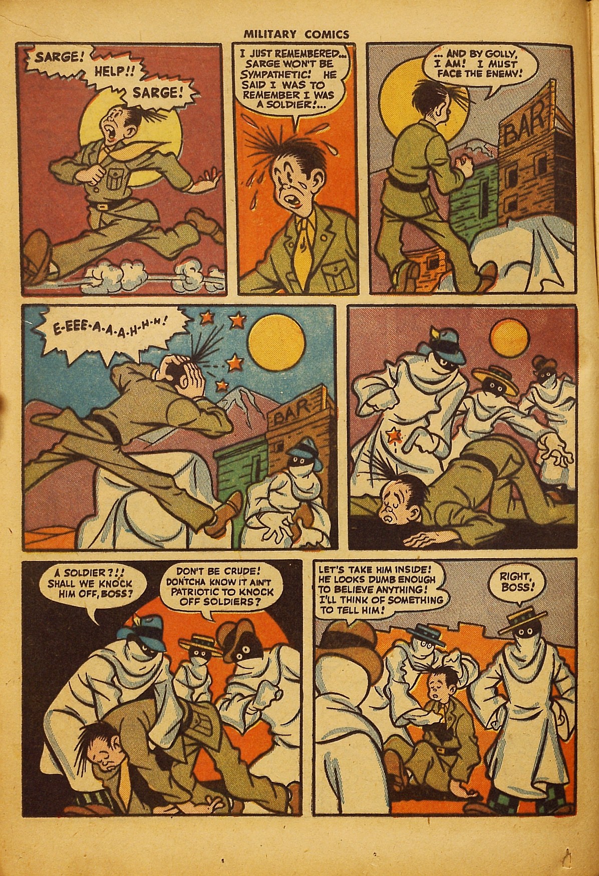 Read online Military Comics comic -  Issue #36 - 20