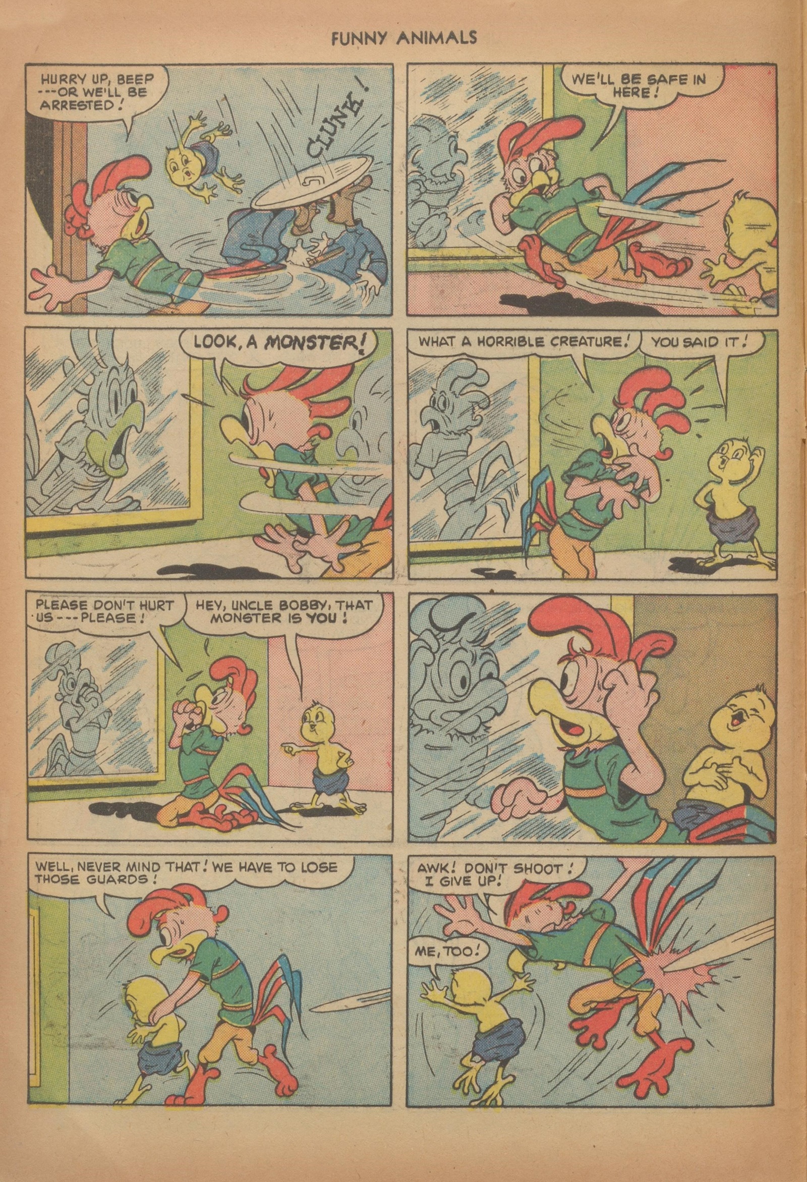 Read online Fawcett's Funny Animals comic -  Issue #71 - 8