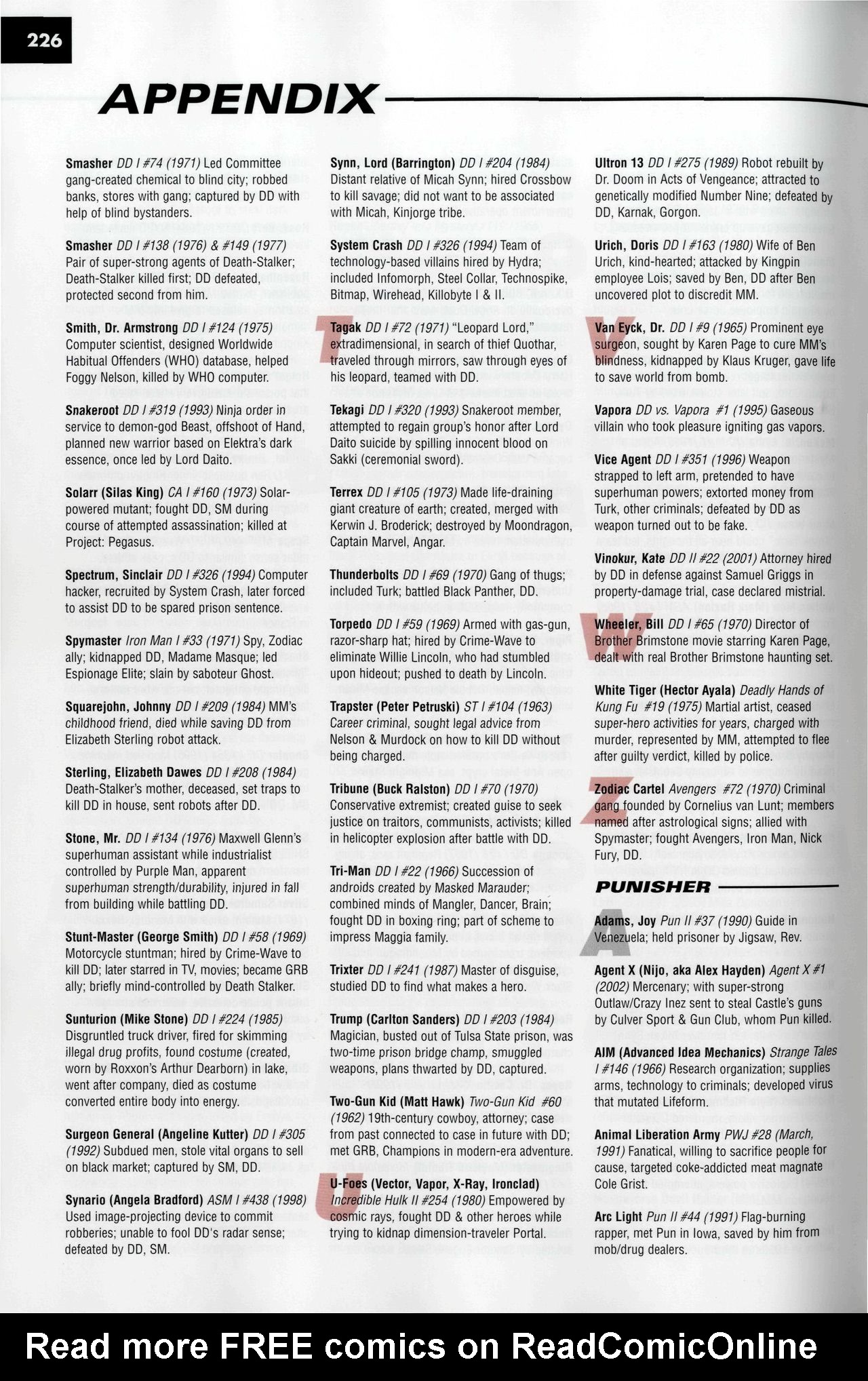 Read online Marvel Encyclopedia comic -  Issue # TPB 5 - 229