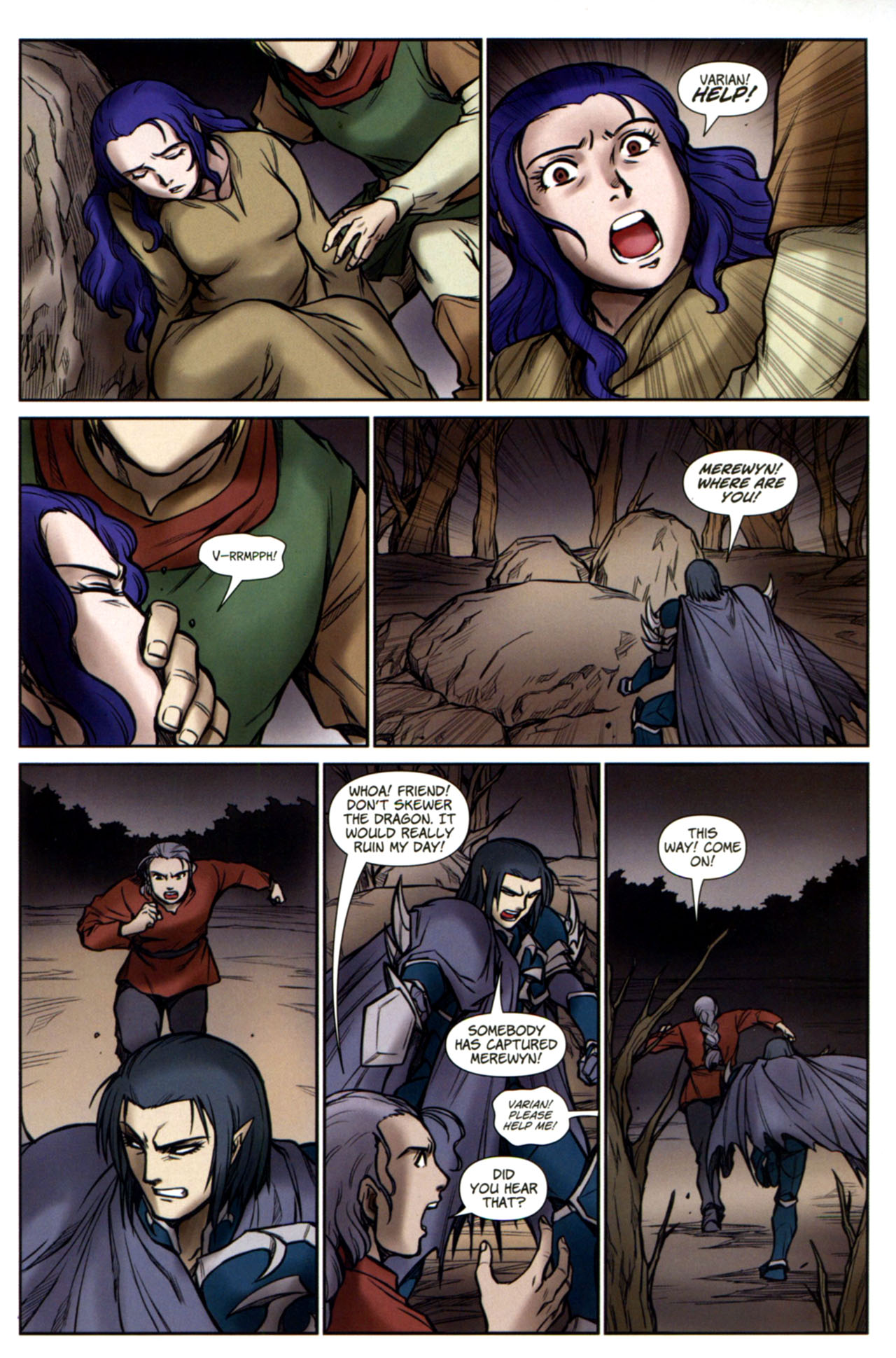 Read online Lords of Avalon: Knight of Darkness comic -  Issue #3 - 18