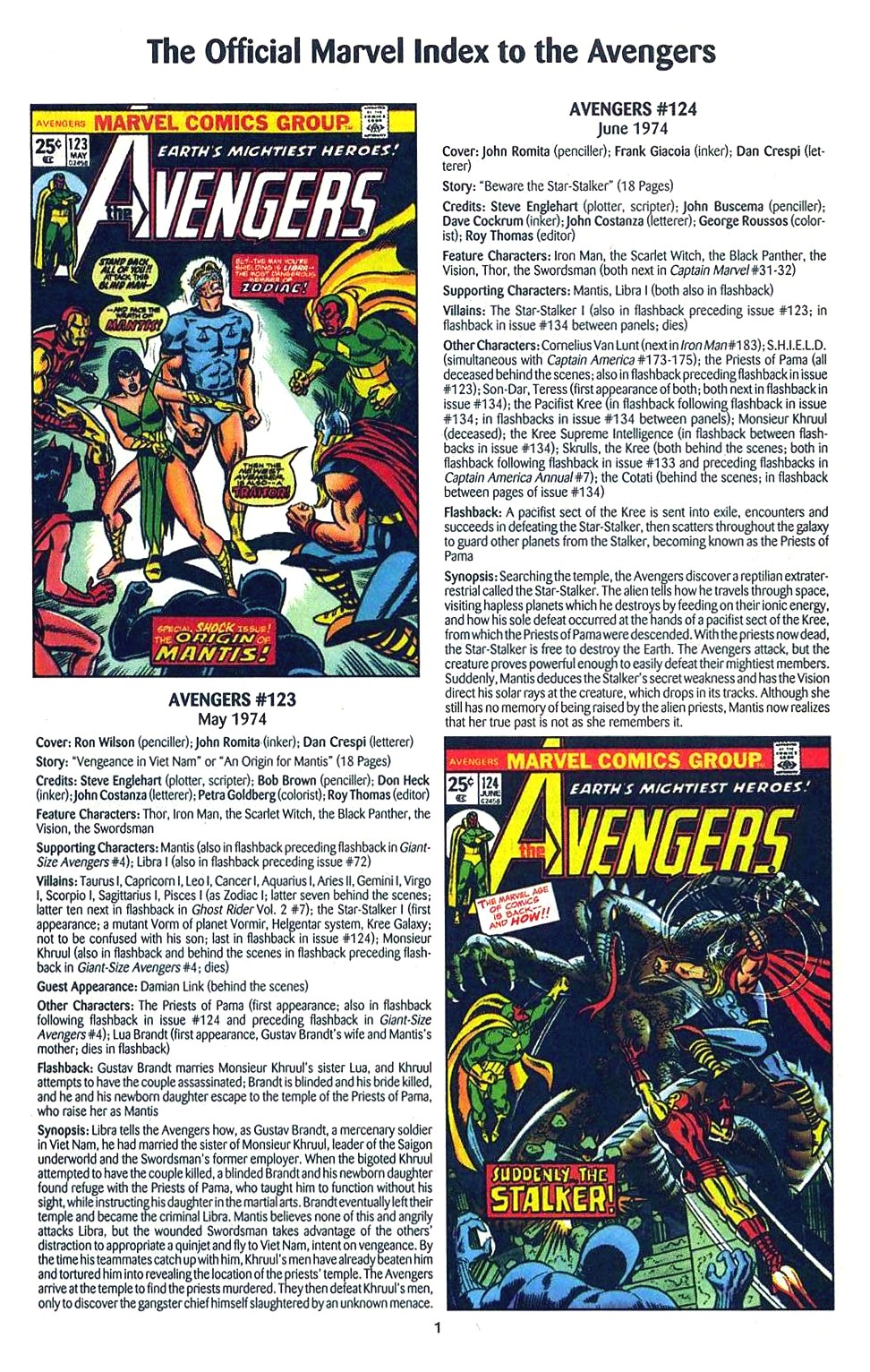 Read online The Official Marvel Index to the Avengers comic -  Issue #3 - 3