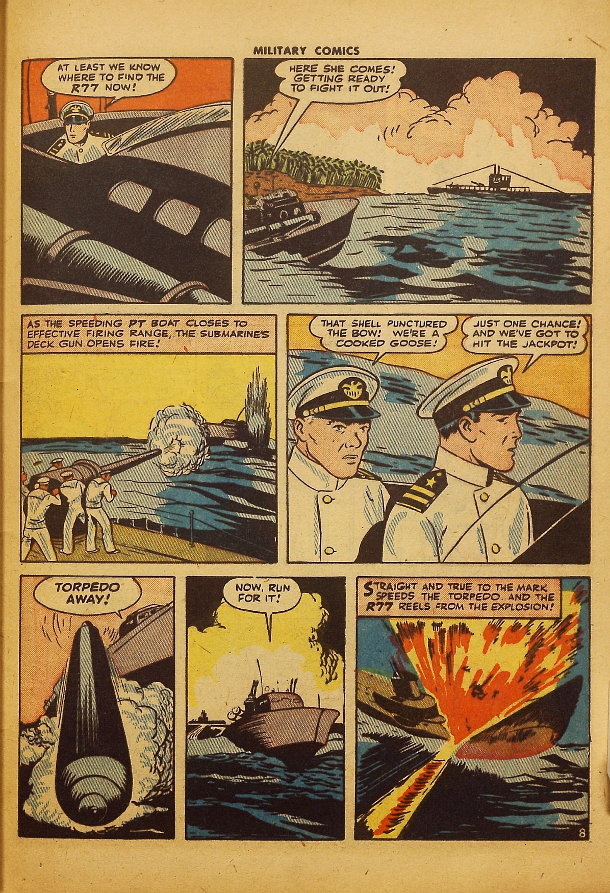 Read online Military Comics comic -  Issue #36 - 49