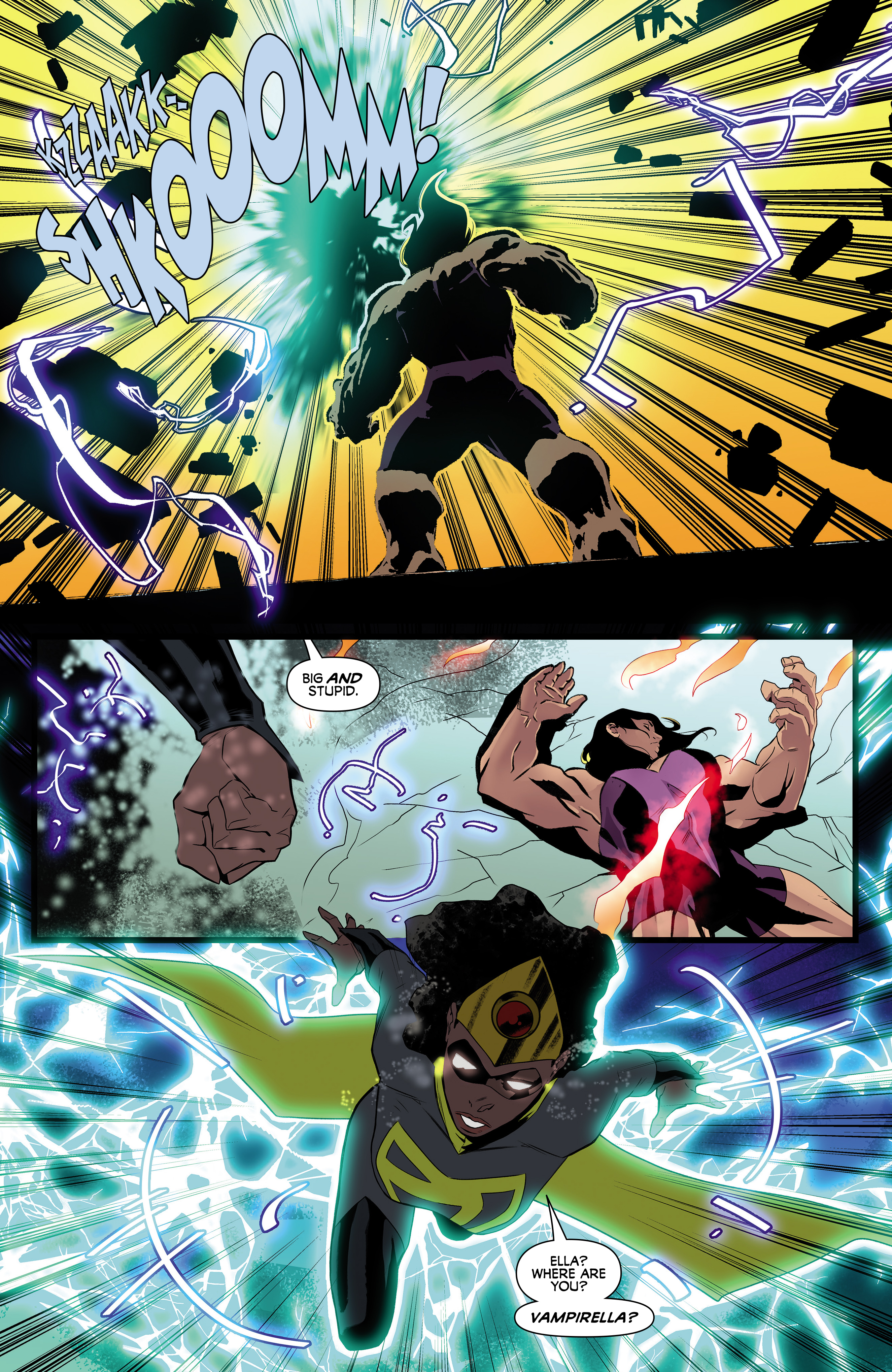 Read online Vampirella Versus The Superpowers comic -  Issue #4 - 16