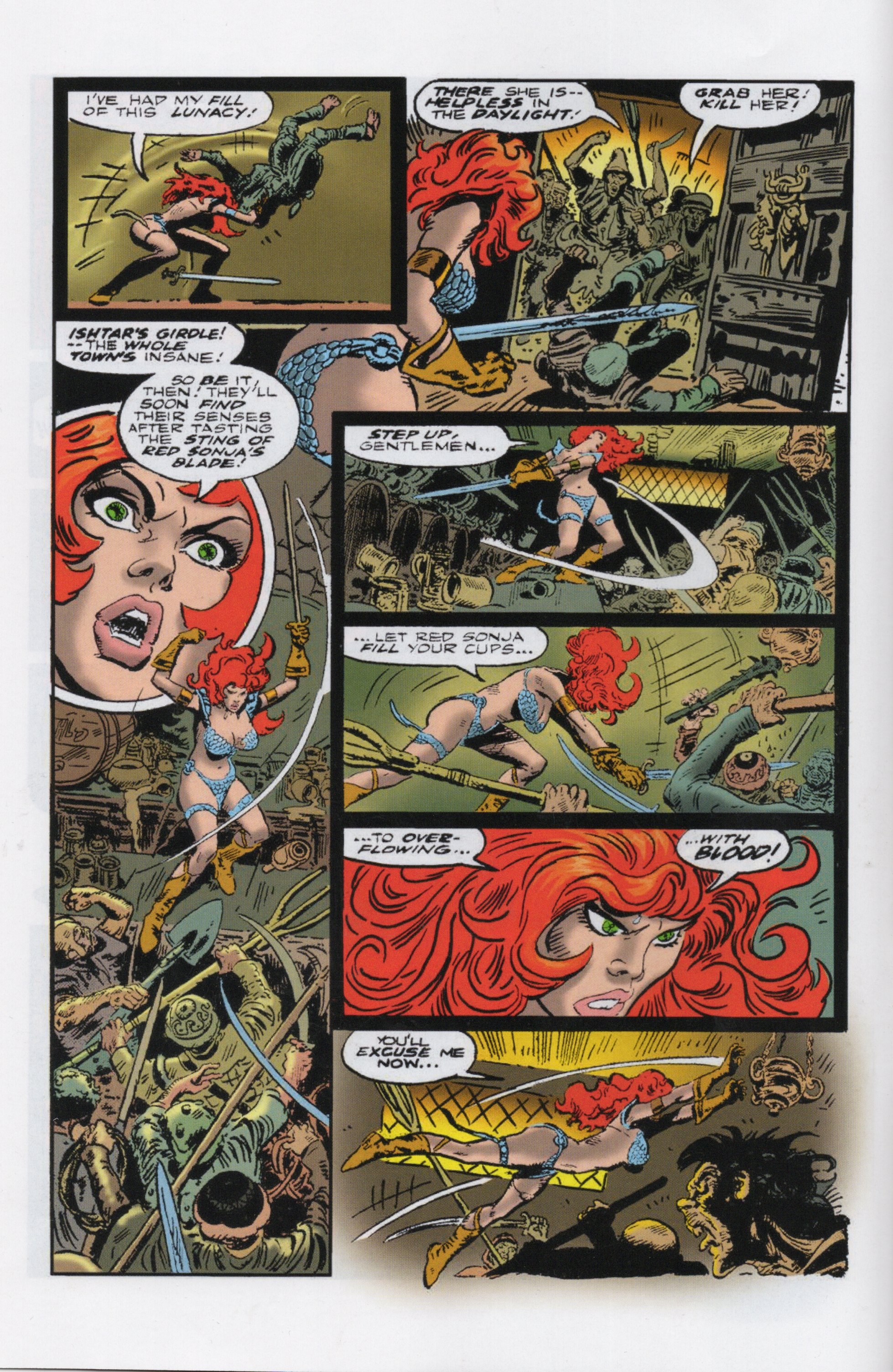 Read online Free Comic Book Day 2022 comic -  Issue # Dynamite Red Sonja - 6