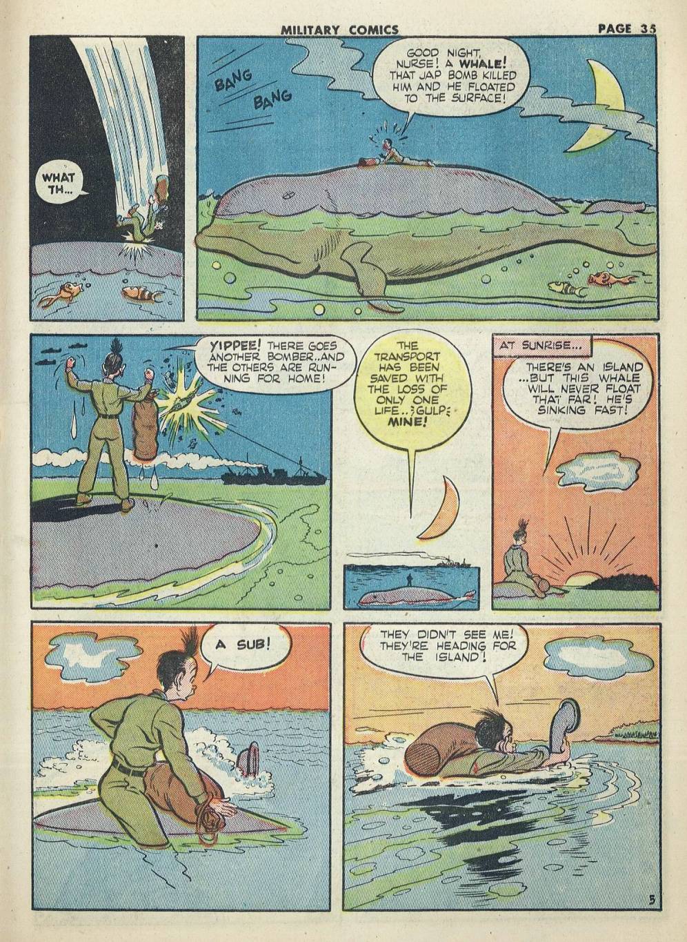 Read online Military Comics comic -  Issue #20 - 37