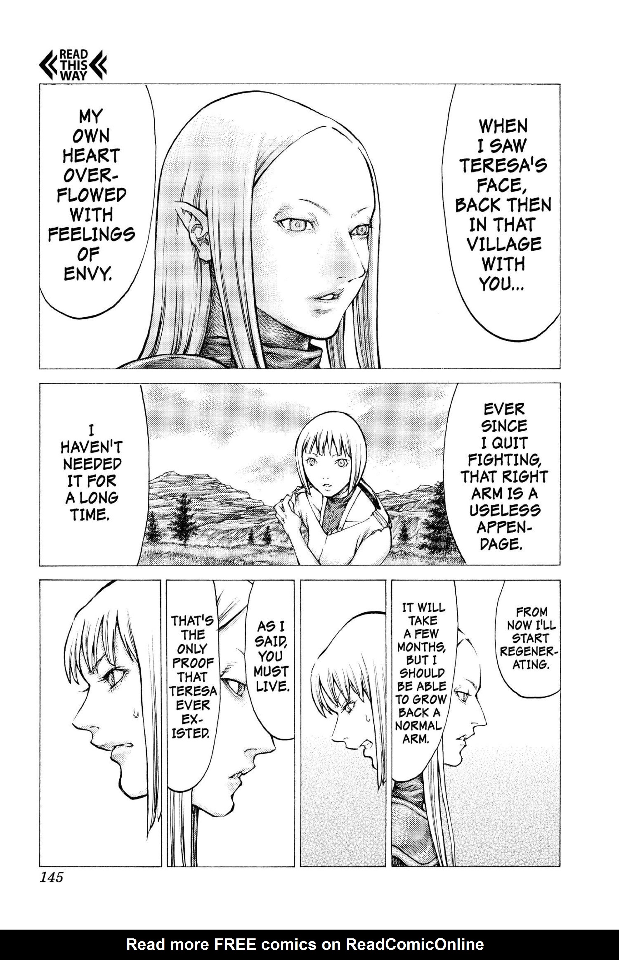 Read online Claymore comic -  Issue #7 - 135