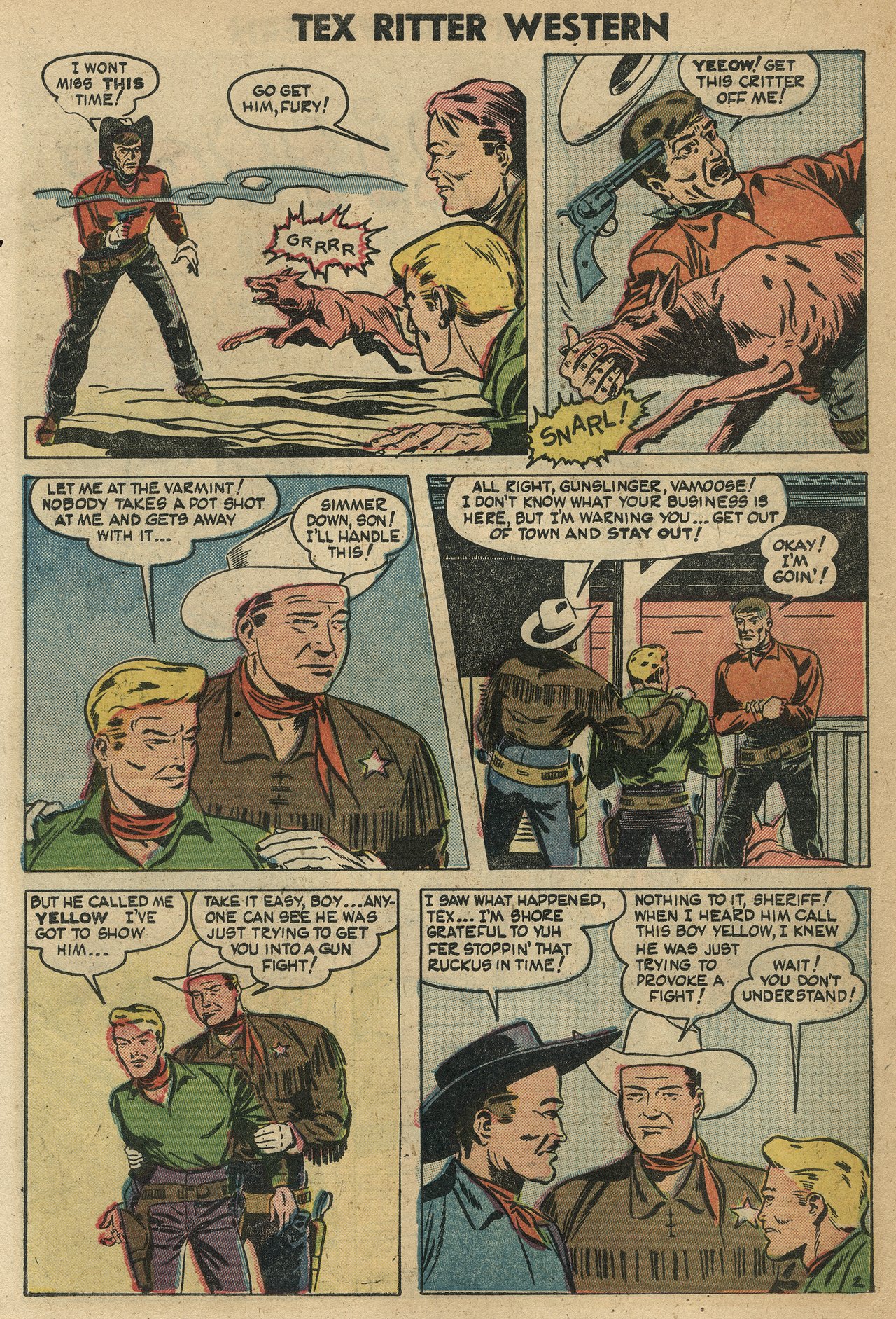Read online Tex Ritter Western comic -  Issue #21 - 18