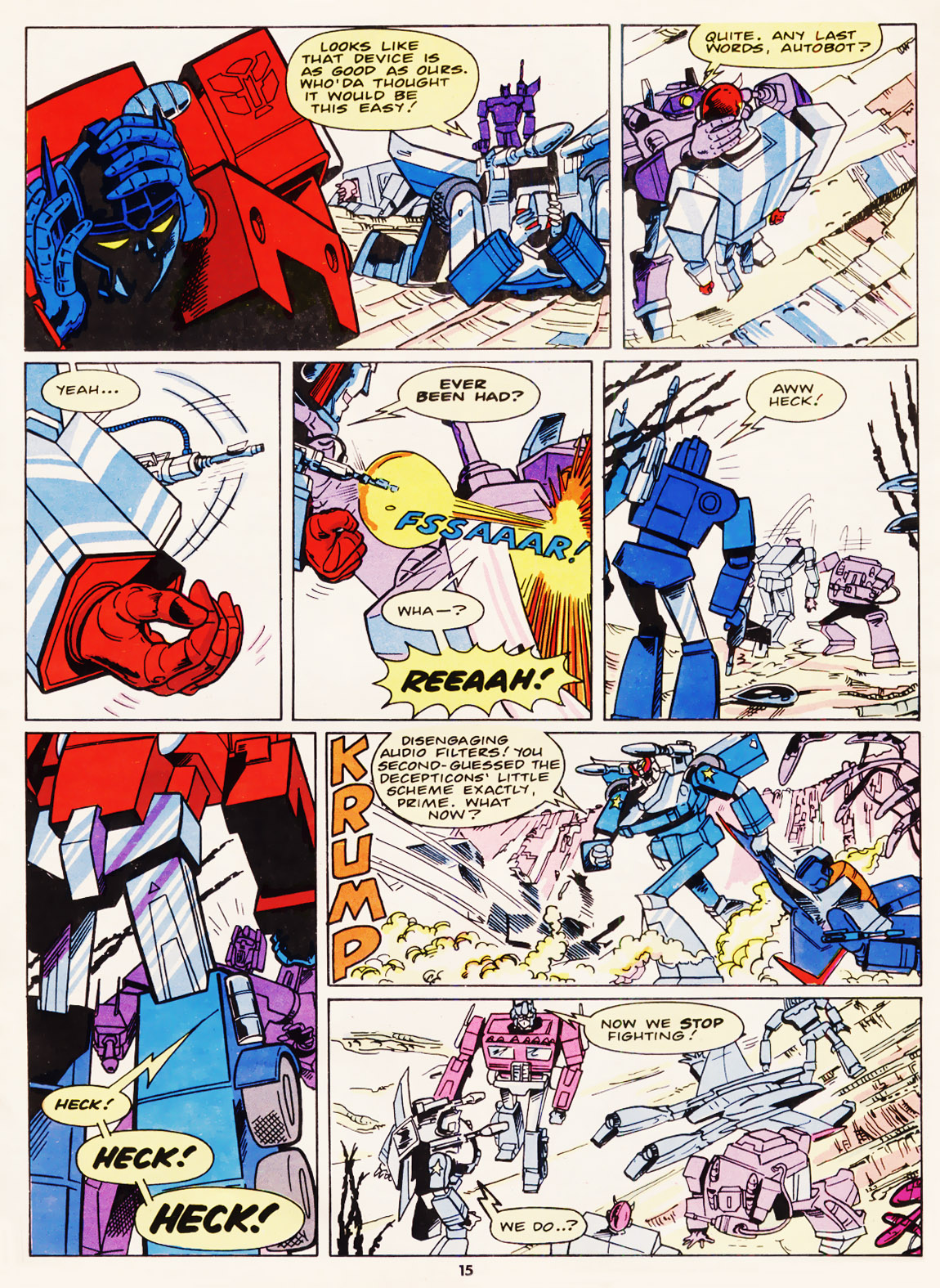 Read online The Transformers (UK) comic -  Issue #100 - 14