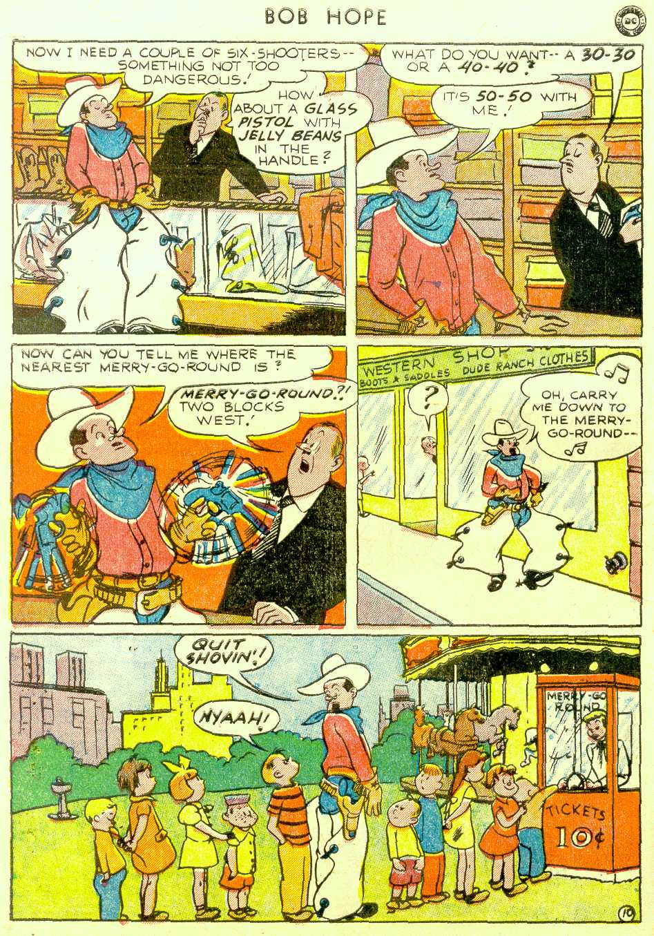 Read online The Adventures of Bob Hope comic -  Issue #6 - 14