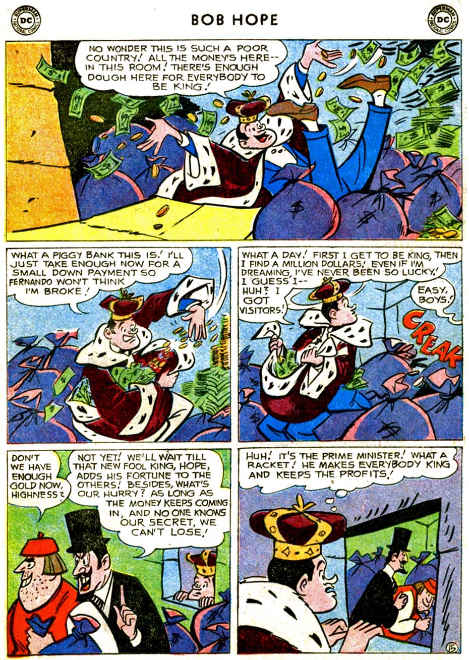 Read online The Adventures of Bob Hope comic -  Issue #58 - 19